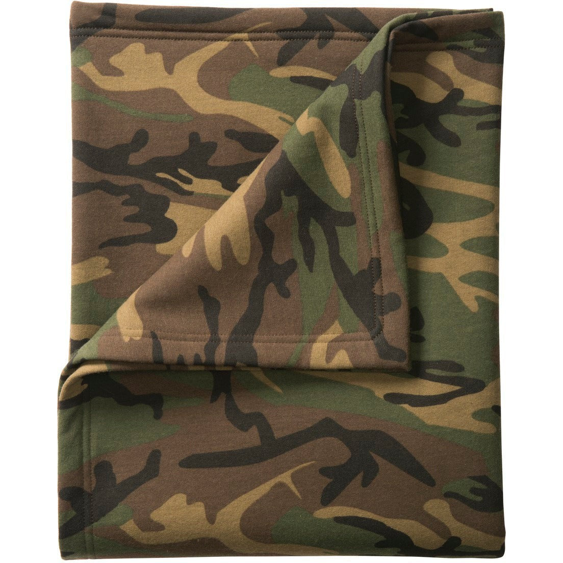 CLOSEOUT - Port & Company Core Fleece Camo Sweatshirt Blanket