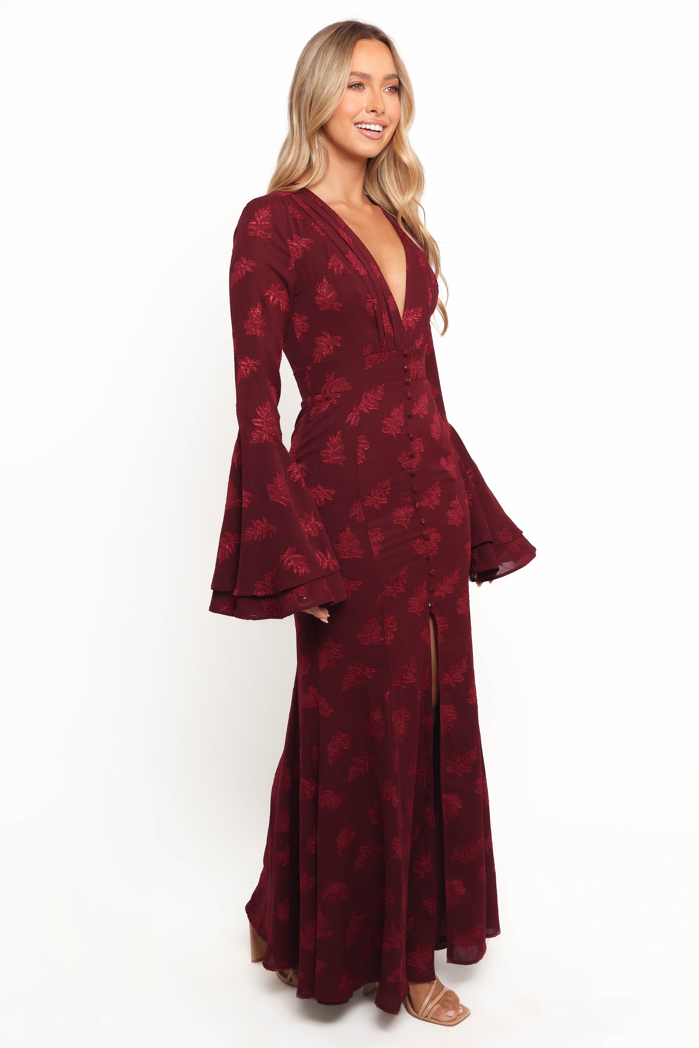 Sarey Maxi Dress - Burgundy