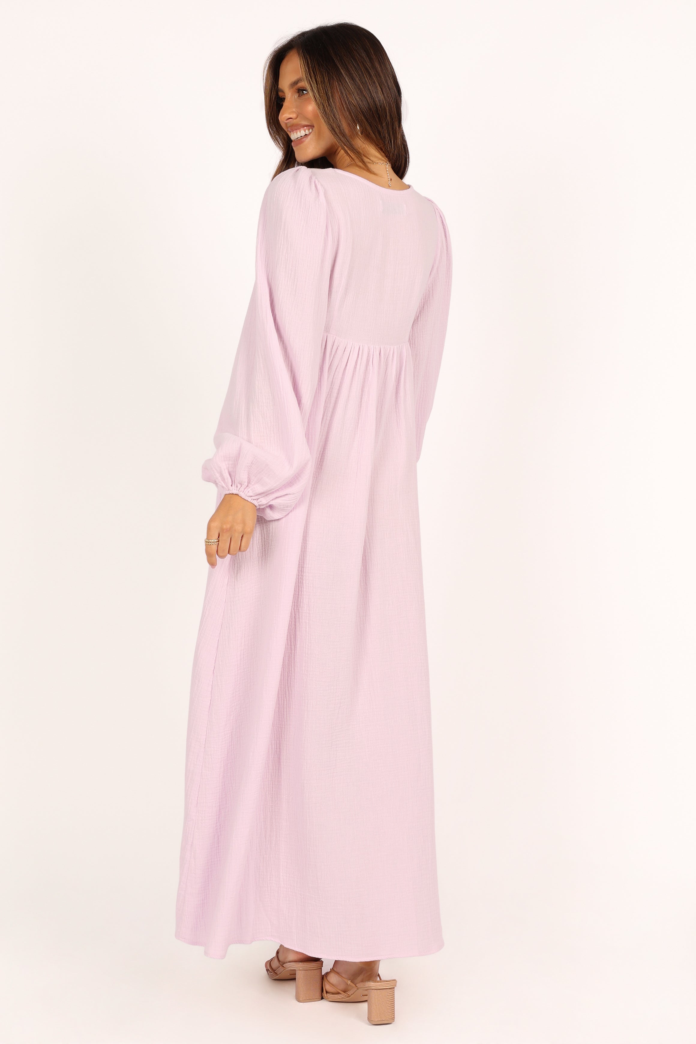 Willow Long Sleeve Maxi Dress - Lilac