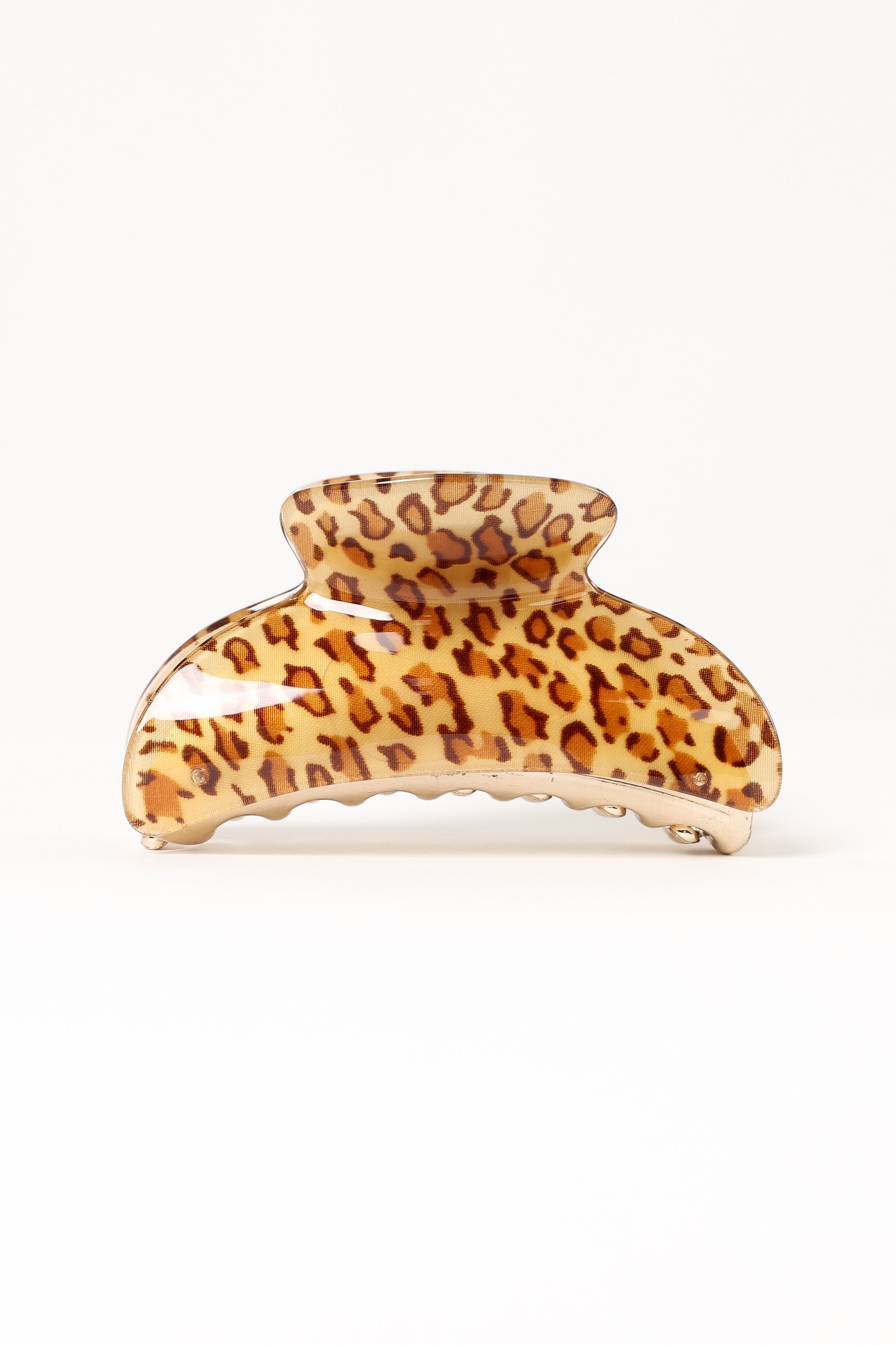 Bobby Hair Clip - Leopard