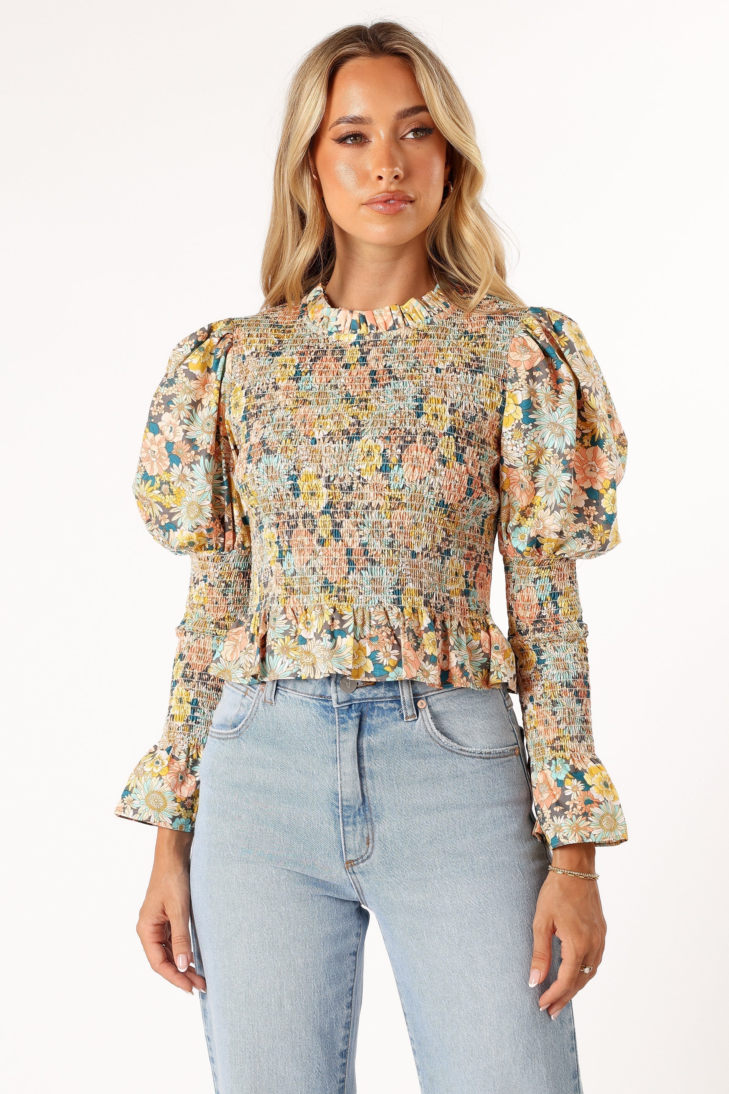 Novah Long Sleeve Top - Floral