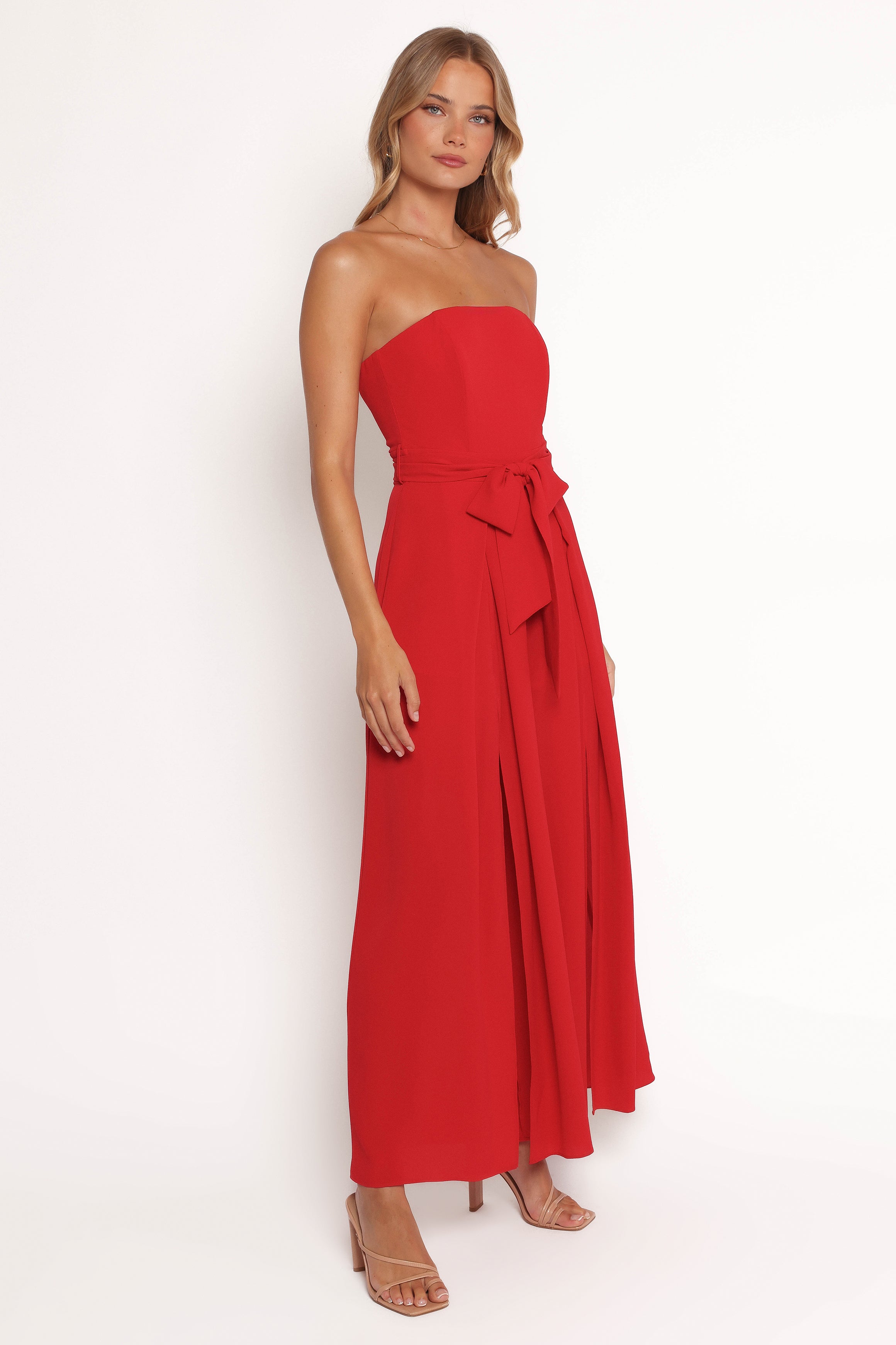 Chanellie Jumpsuit - Red