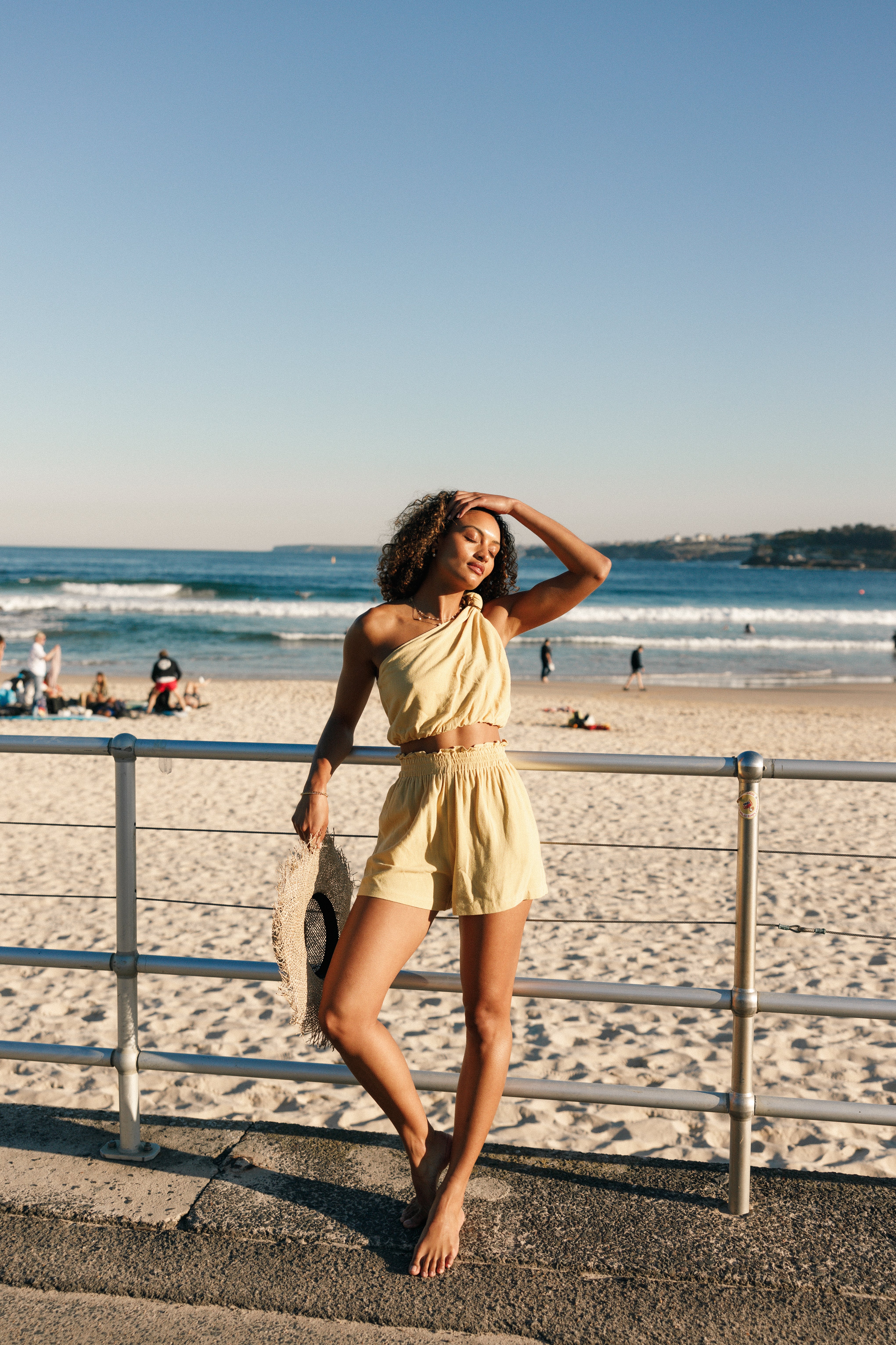 Sally Top & Short Set - Butter Yellow