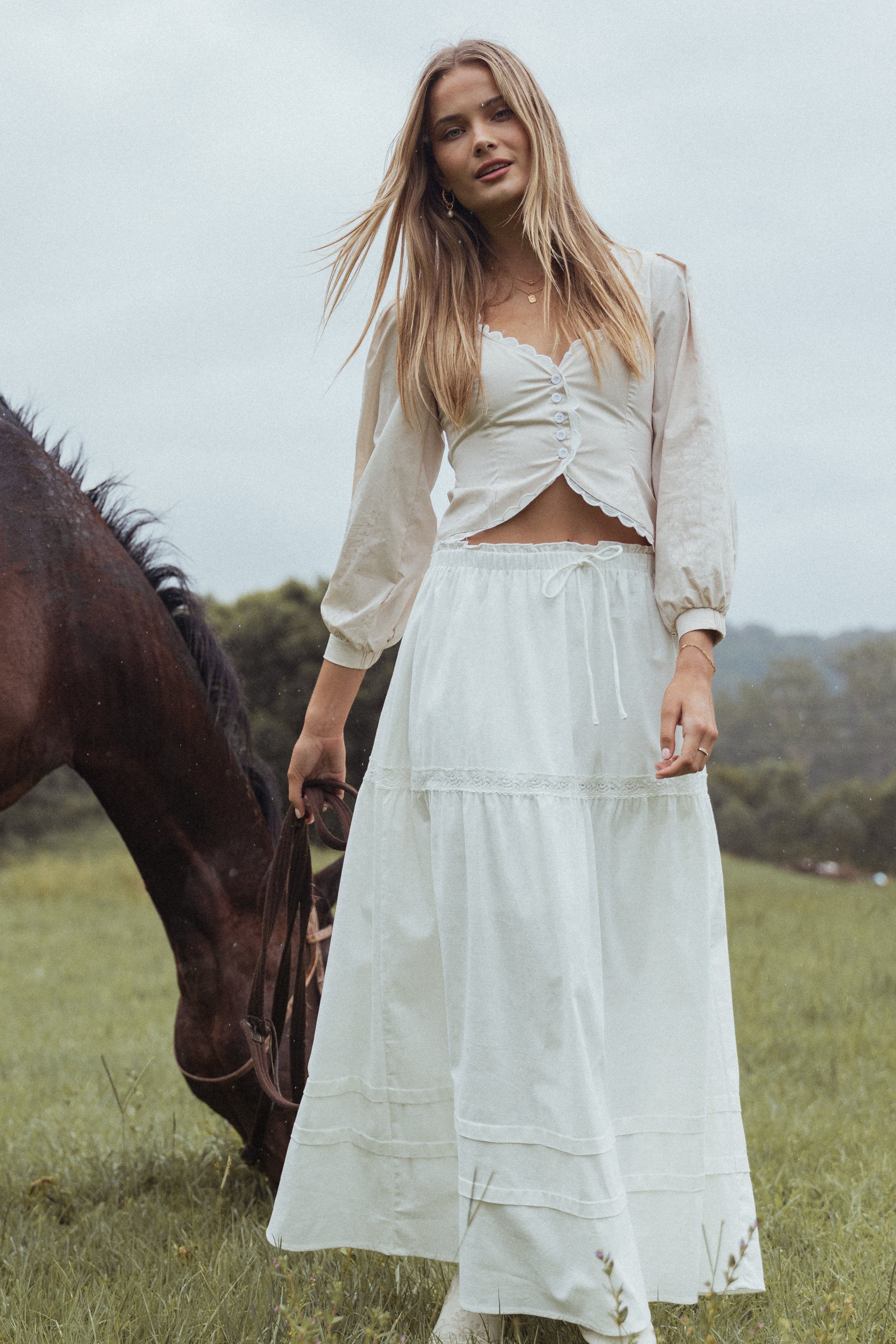 Nolette Top - Cream White