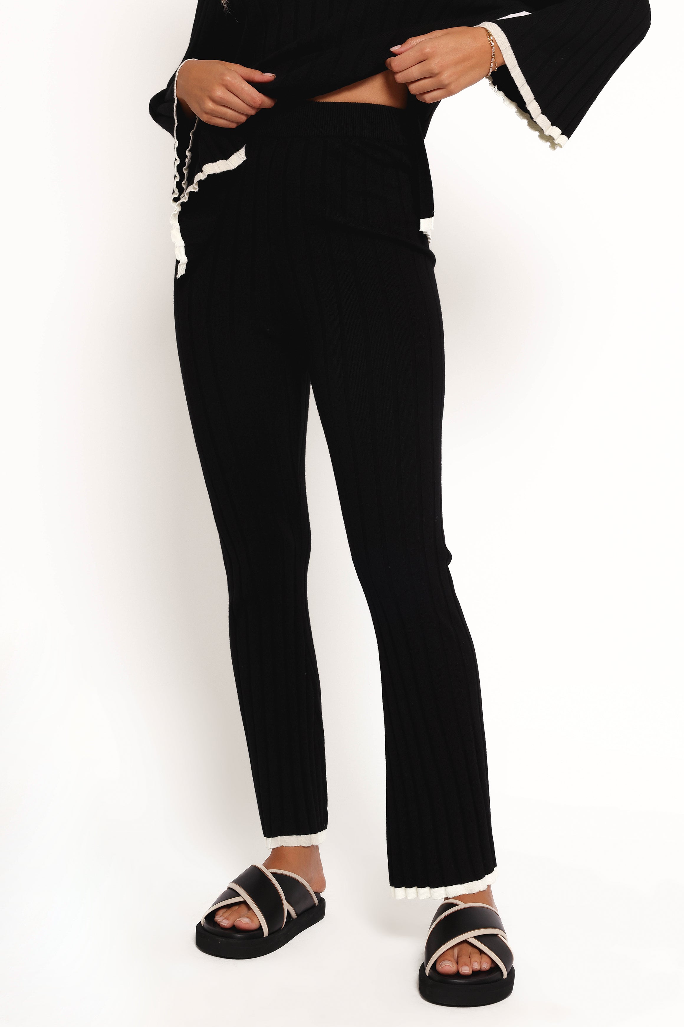 Dora Knit Pant - Black