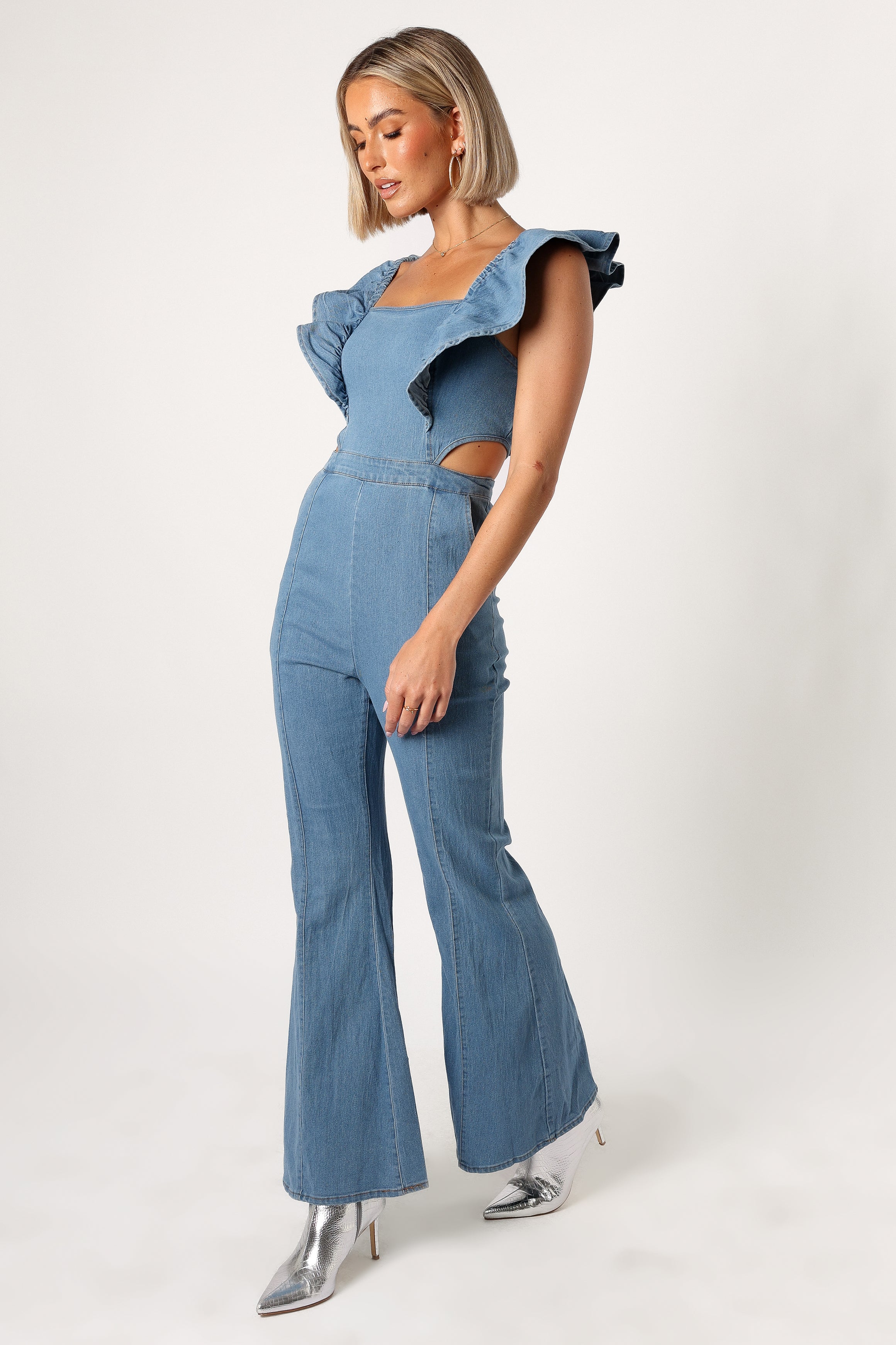 Kimmie Jumpsuit - Medium Denim