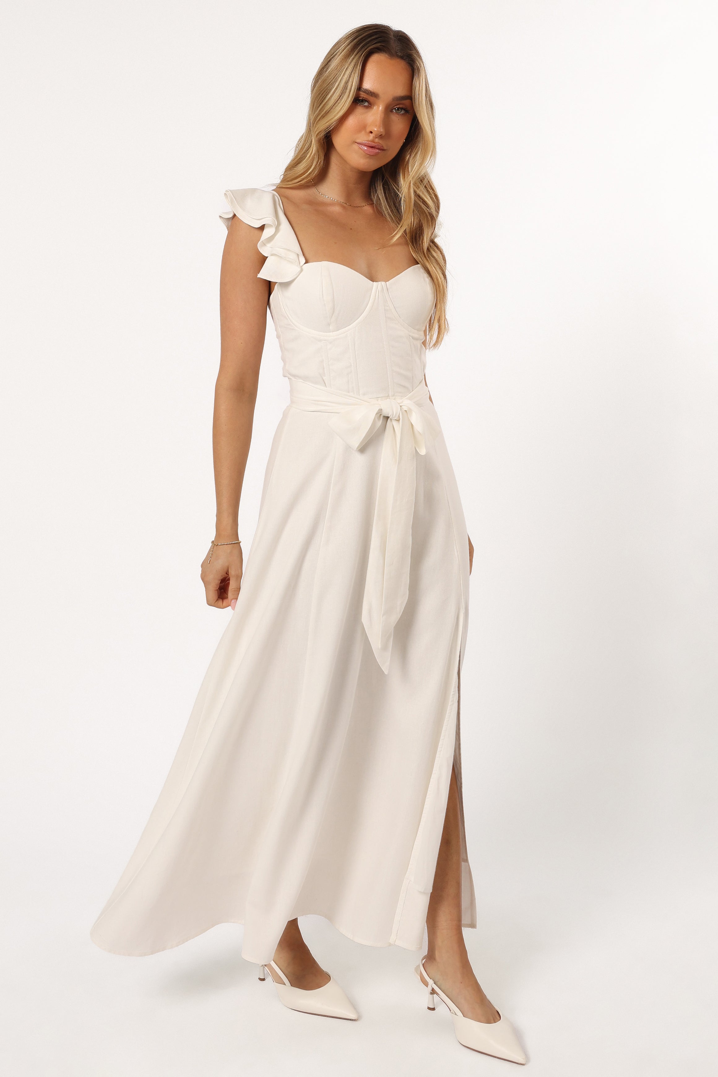 Enslee Midi Dress - Ivory