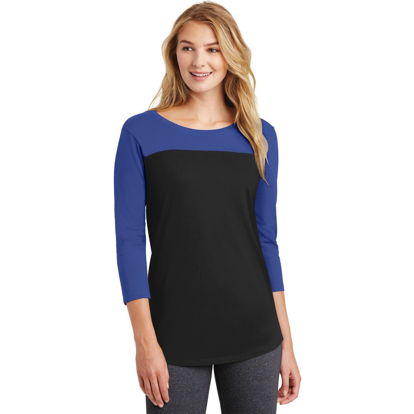 CLOSEOUT - District Women's Rally 3/4-Sleeve Tee