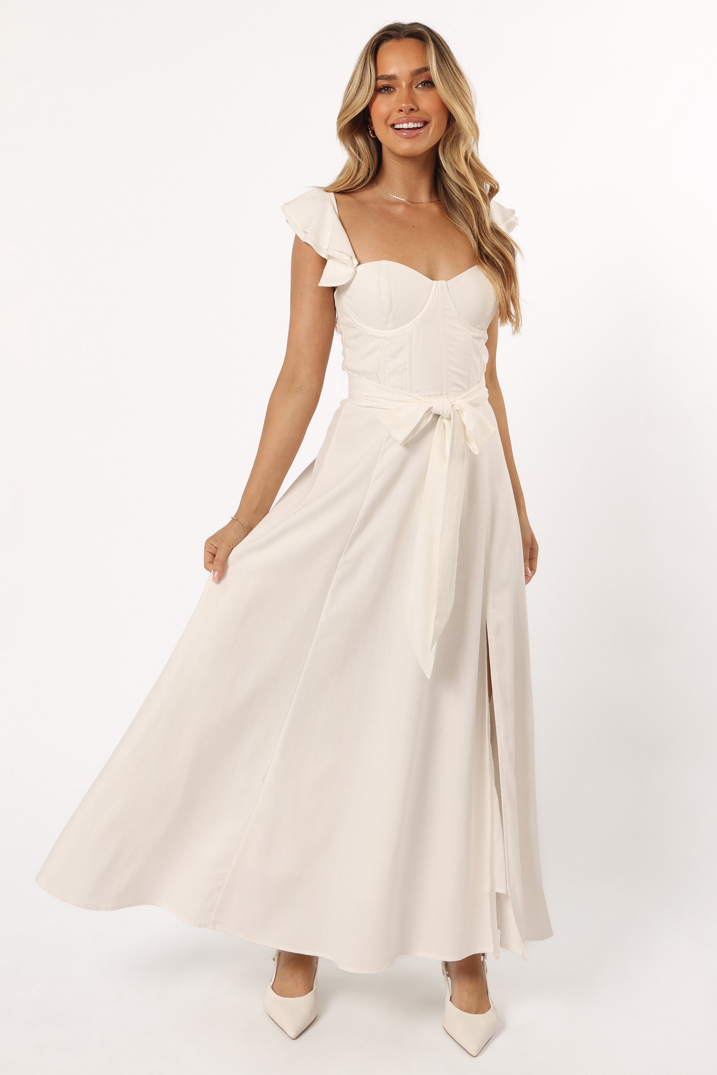 Enslee Midi Dress - Ivory