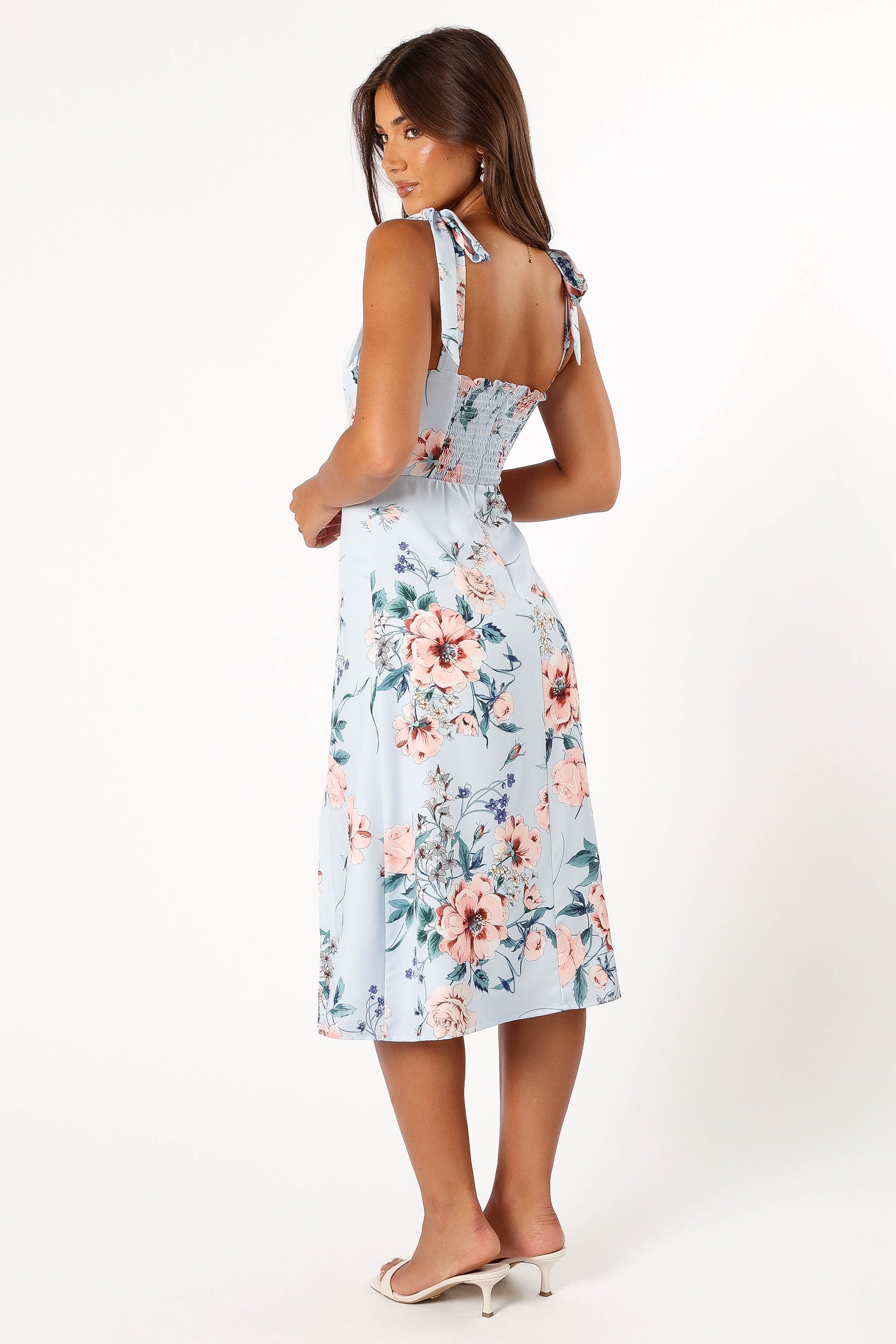 Laurel Dress - Blue Floral