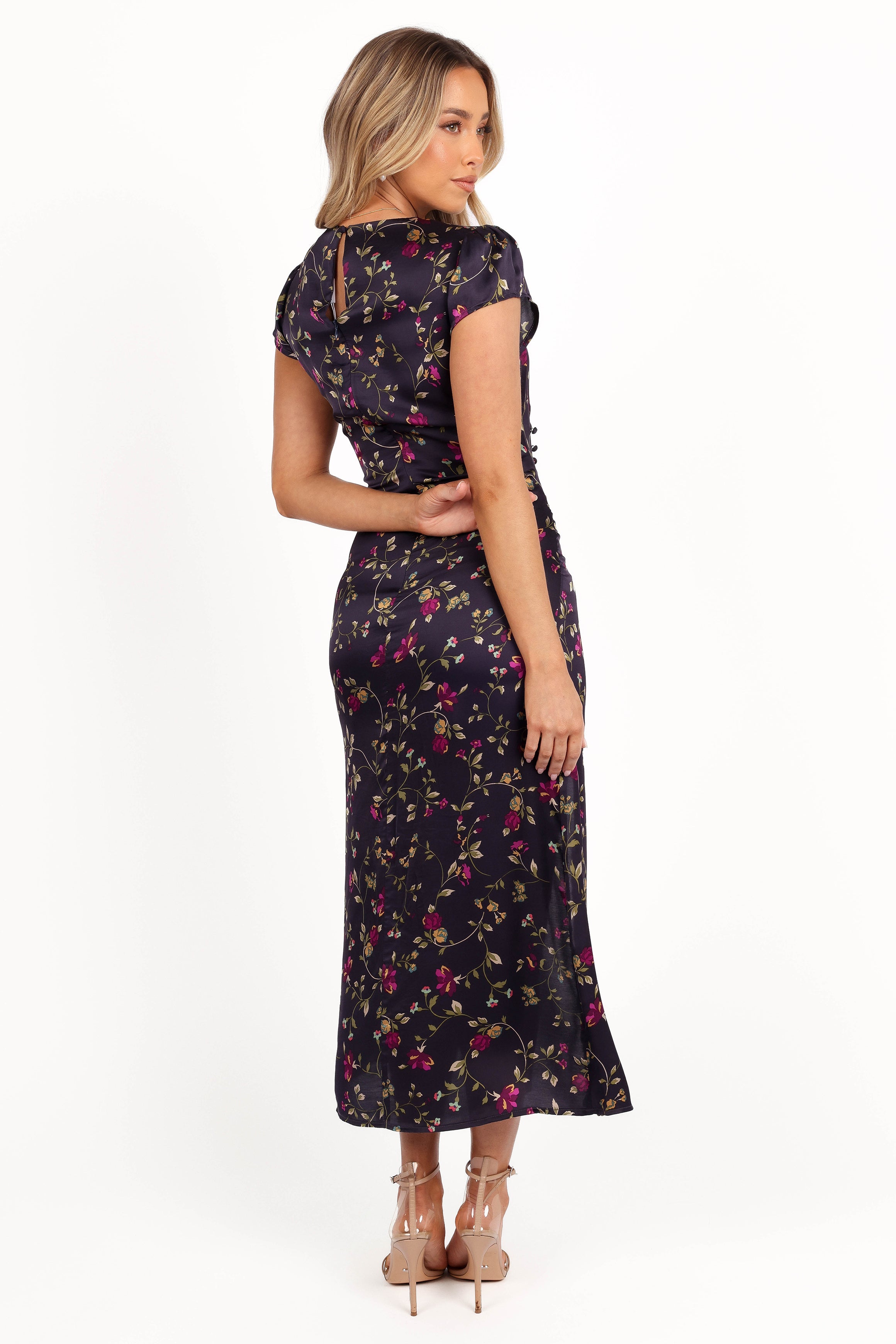 Lisbeth Midi Dress - Midnight Floral