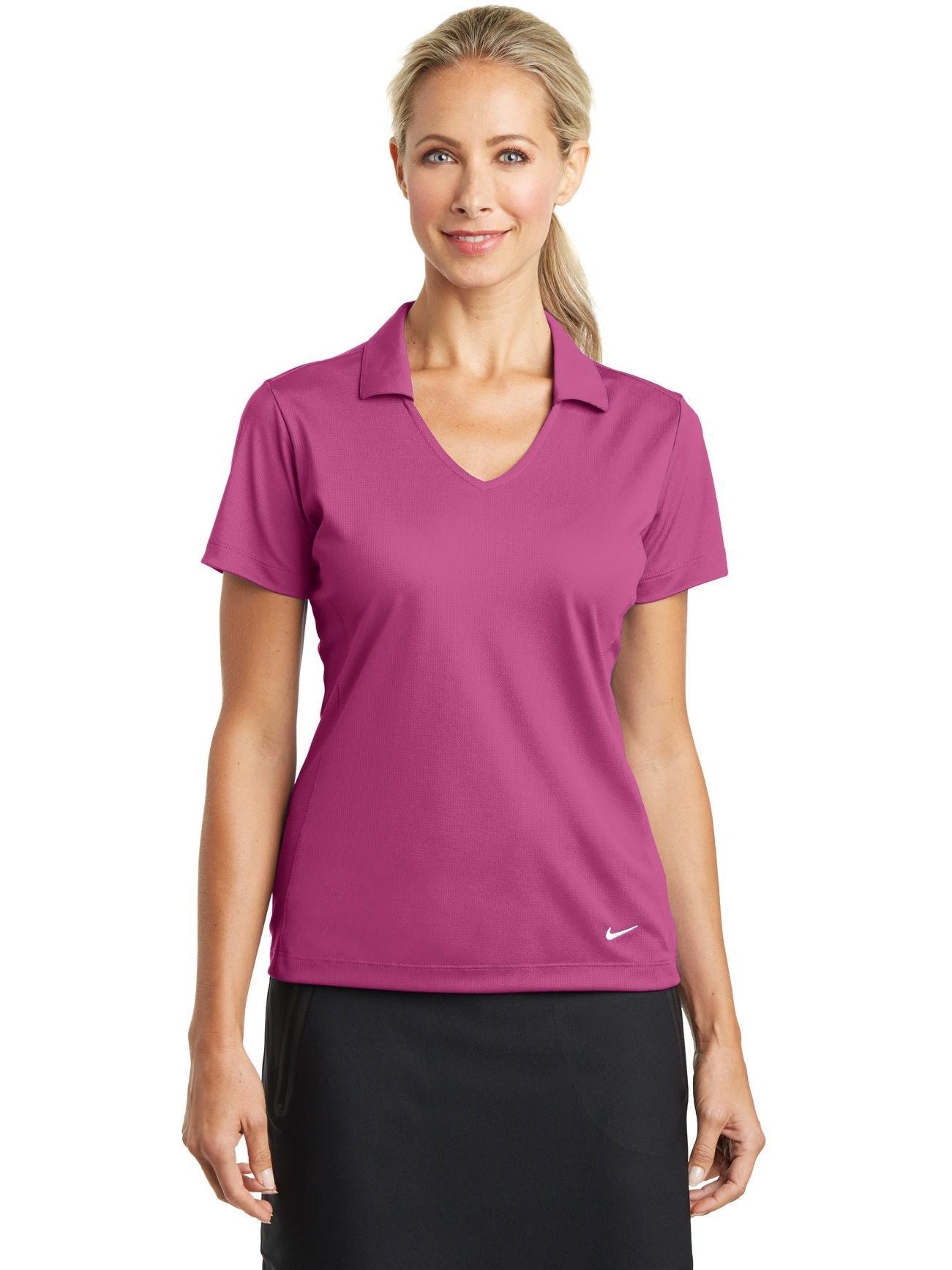 OUTLET-NIKE Ladies Dri-FIT Vertical Mesh Polo