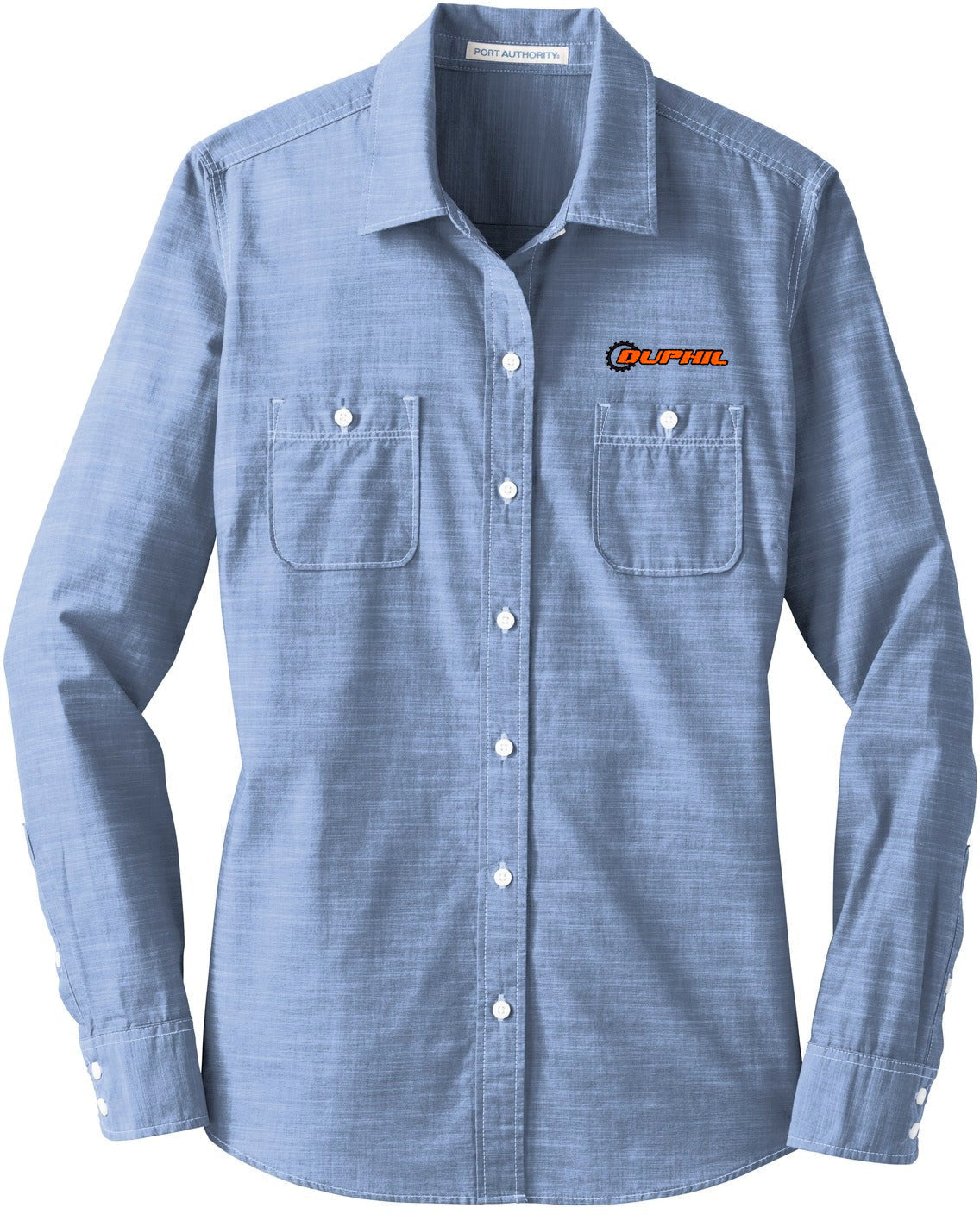 OUTLET-Port Authority Ladies Slub Chambray Shirt