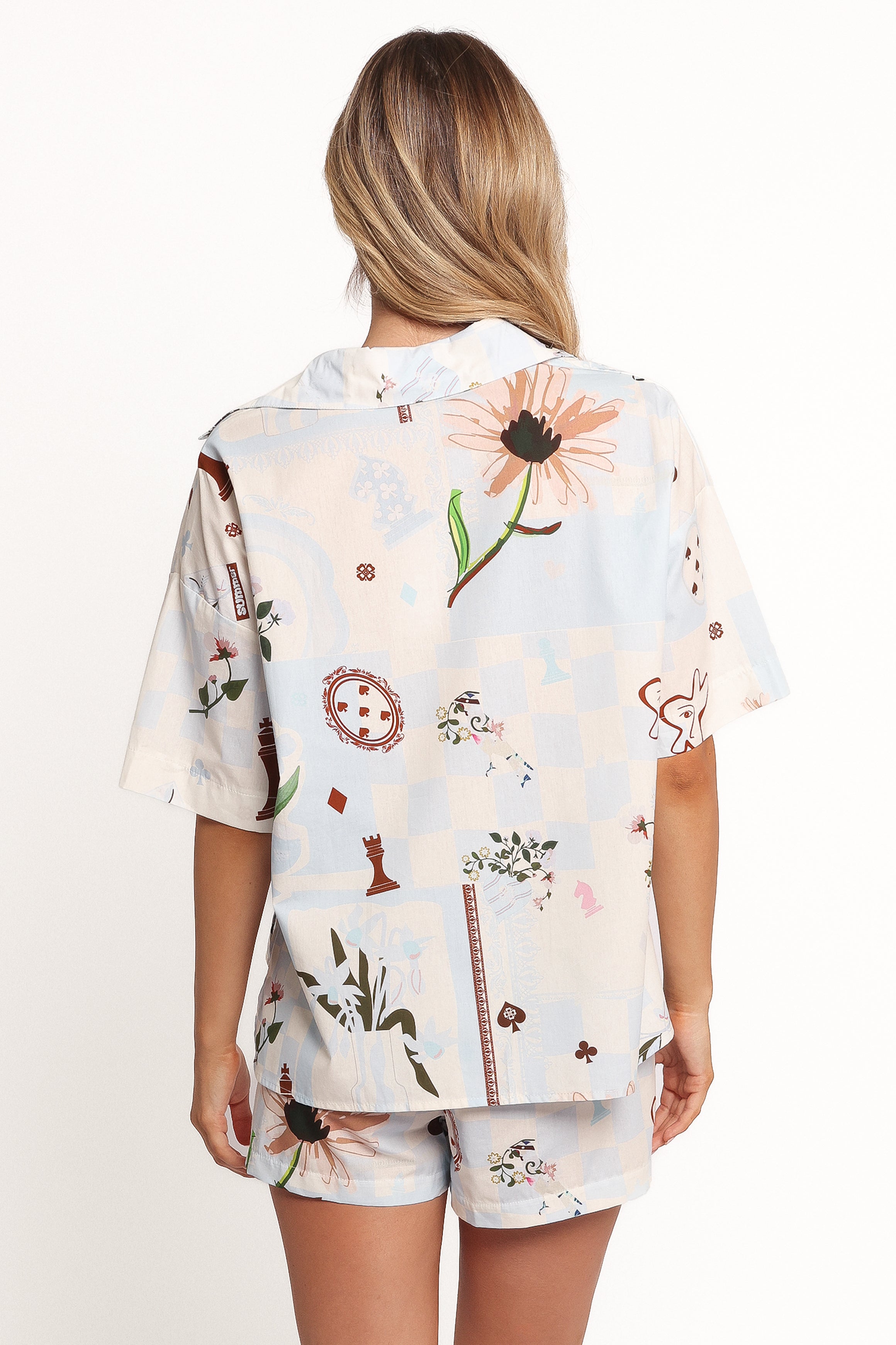 Jaymes Shirt - Blue Floral