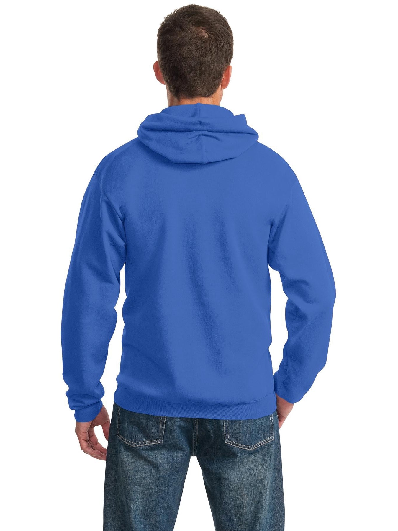 OUTLET-Port & Company Essential Fleece Pullover Hooded Sweatshirt