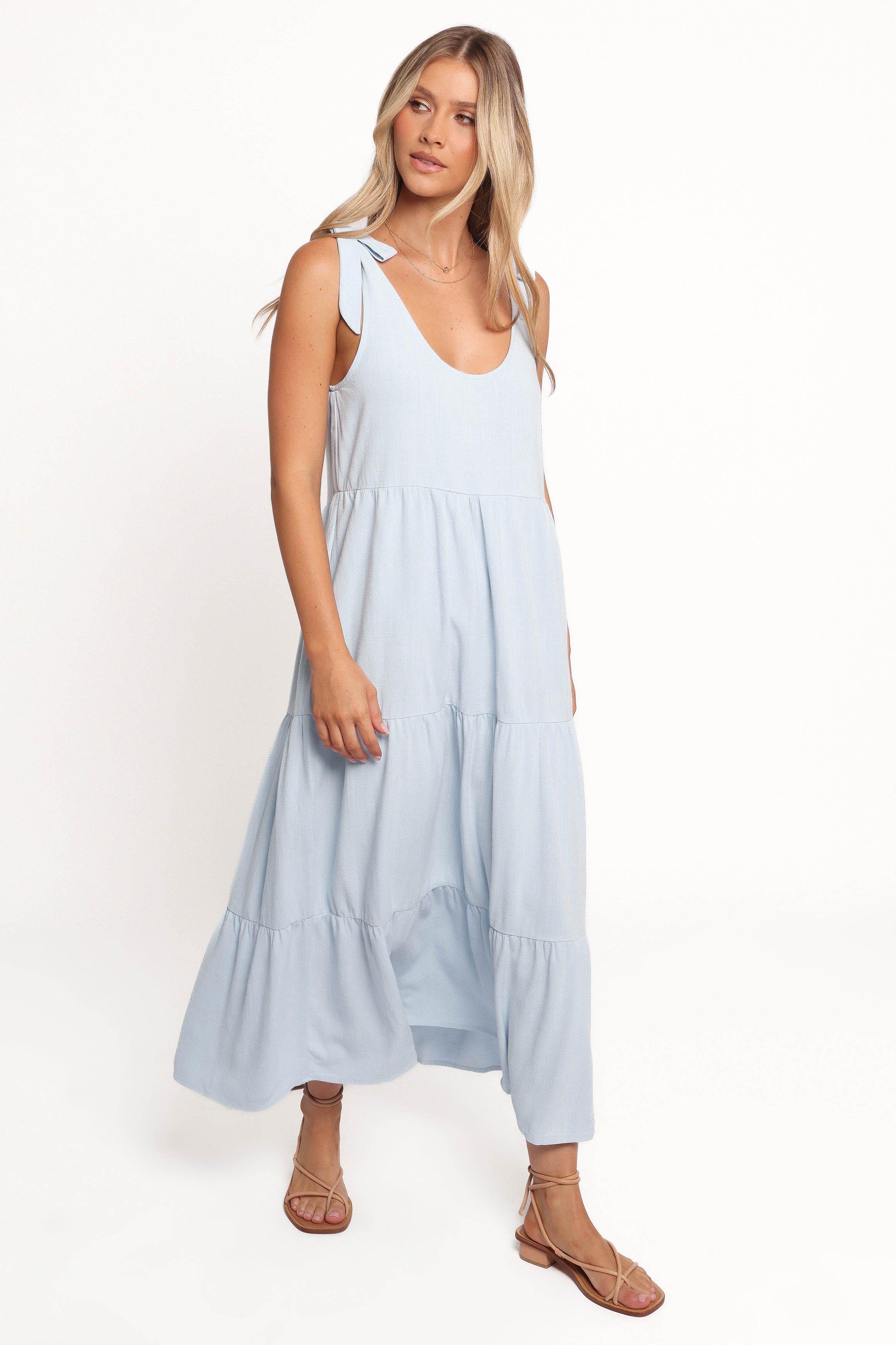 Marcy Midi Dress - Blue