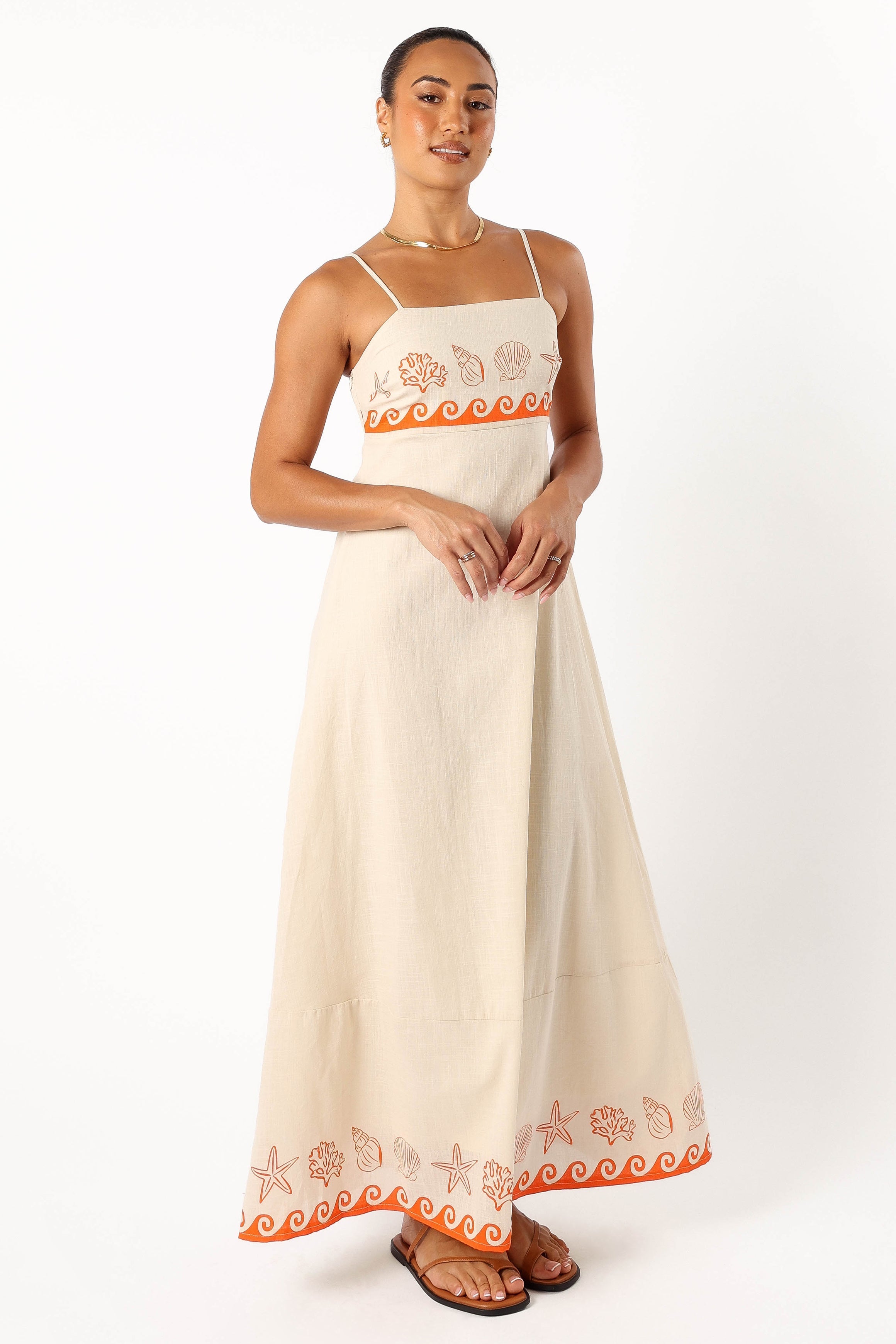 Ceecee Maxi Dress - Beige