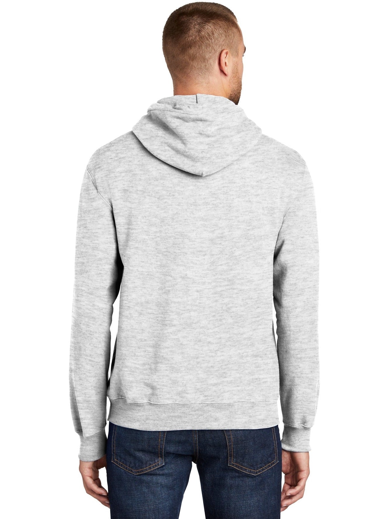 OUTLET-Port & Company Essential Fleece Pullover Hooded Sweatshirt