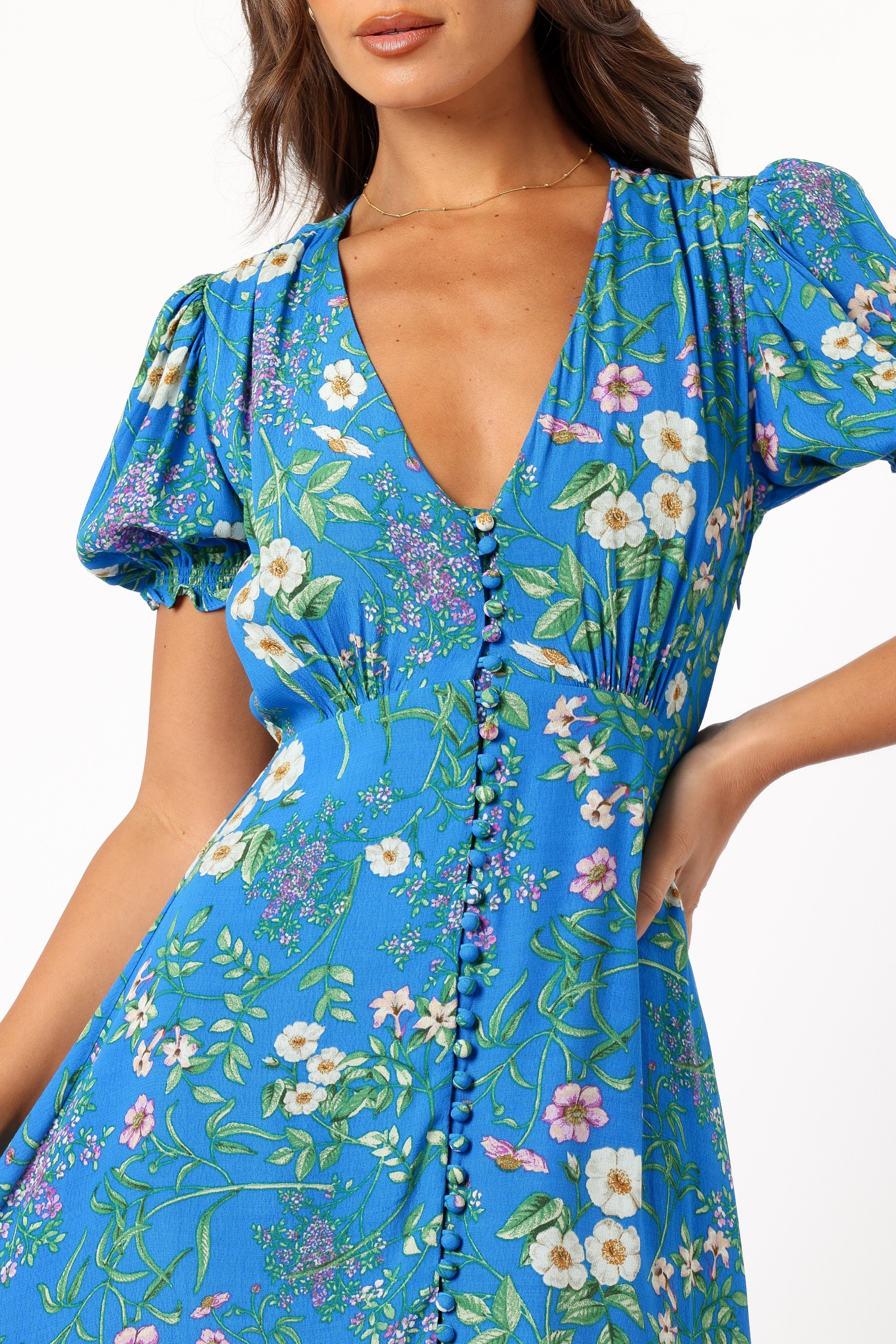 Brax Floral Dress - Blue Ivy