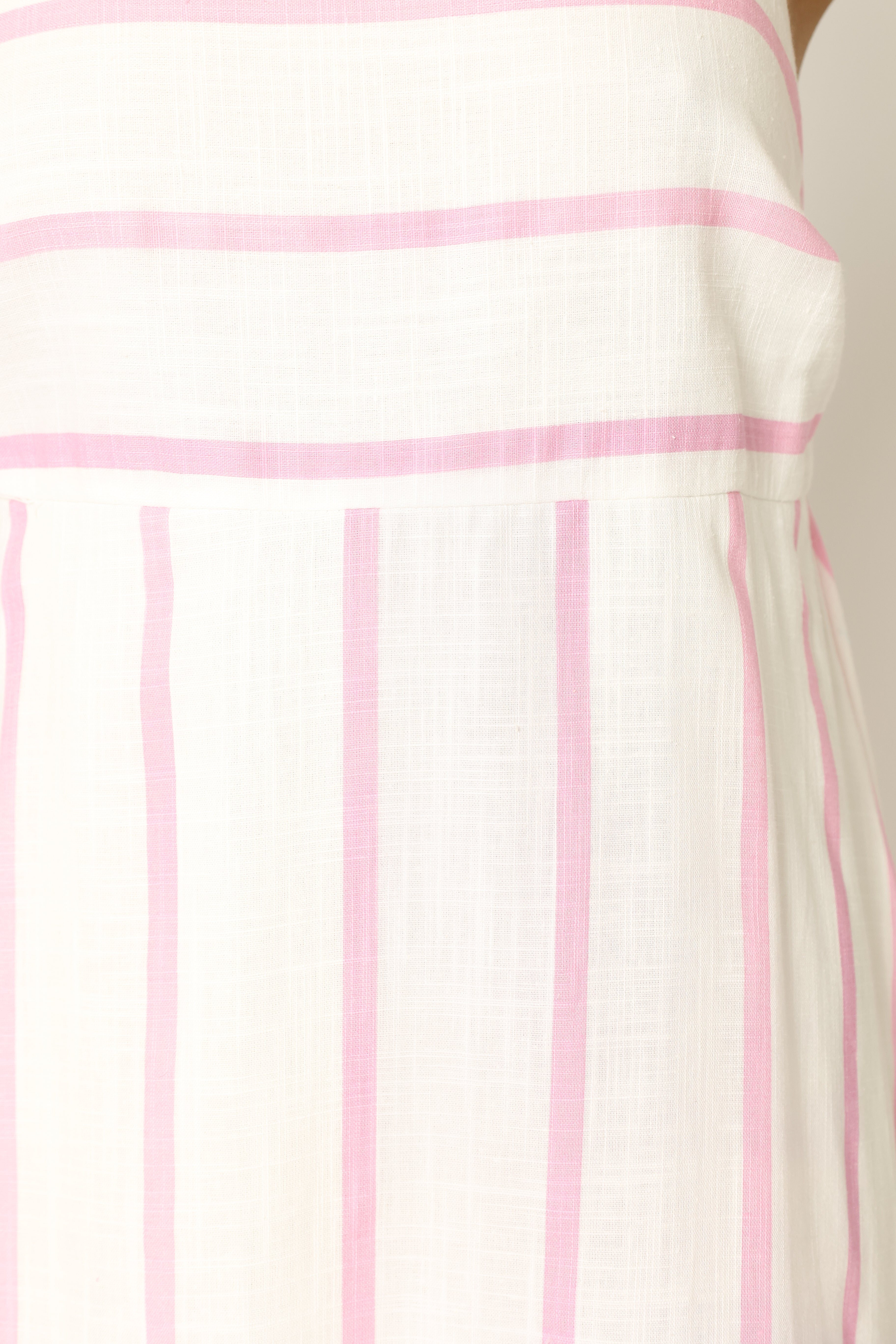 Seville Maxi Dress - Pink Stripe