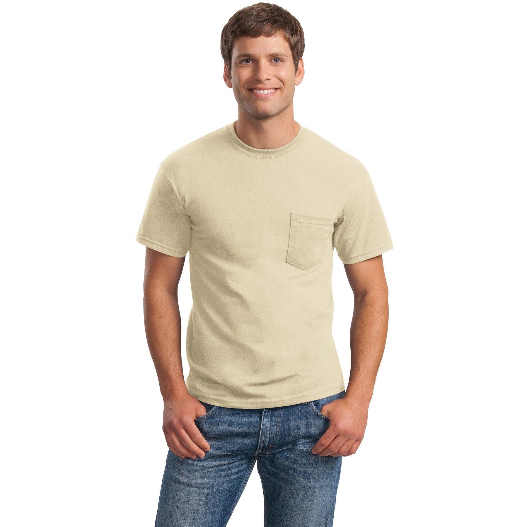 CLOSEOUT - Gildan Ultra Cotton 100% US Cotton T-Shirt with Pocket