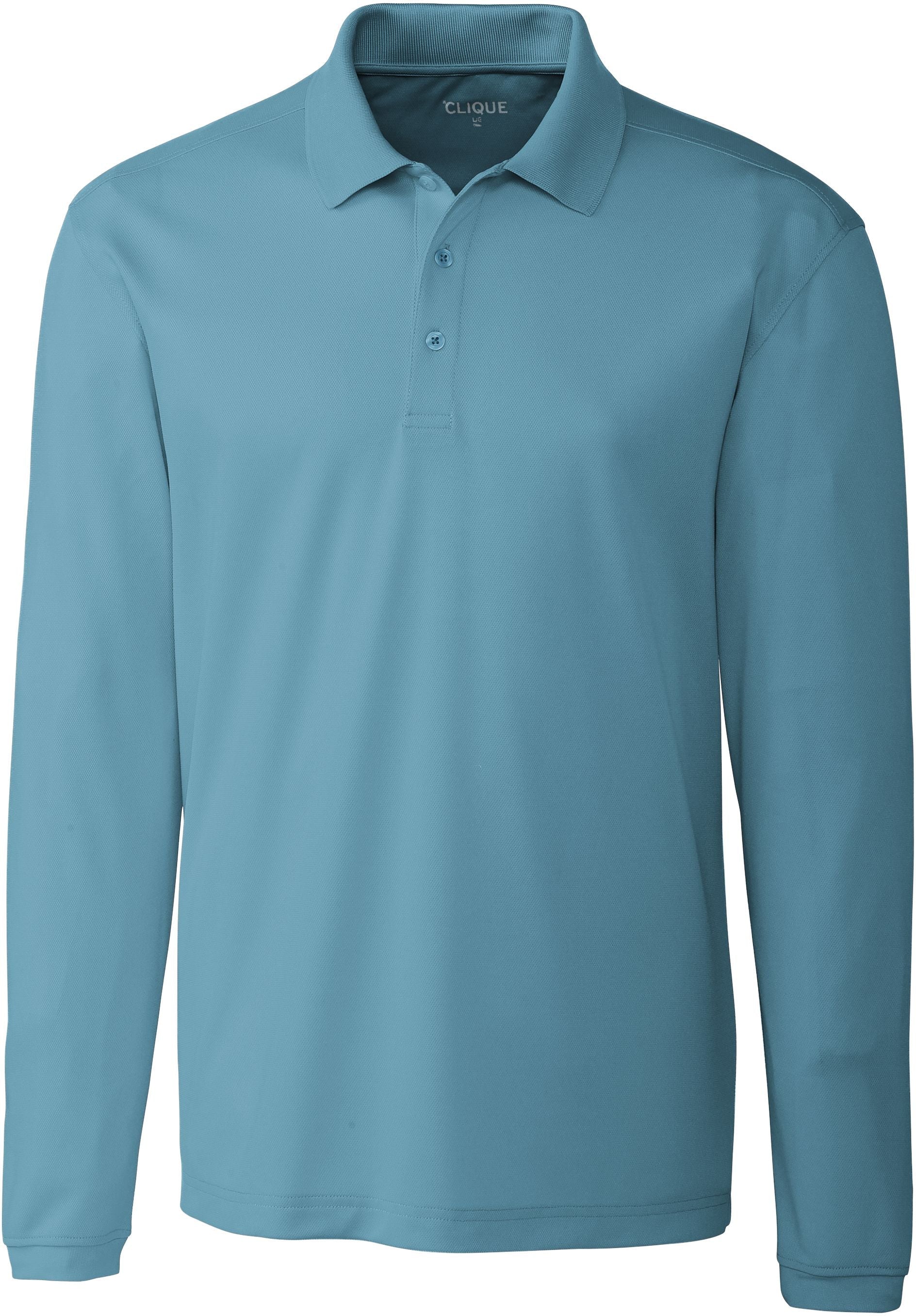 OUTLET-Clique Long Sleeve Spin Polo