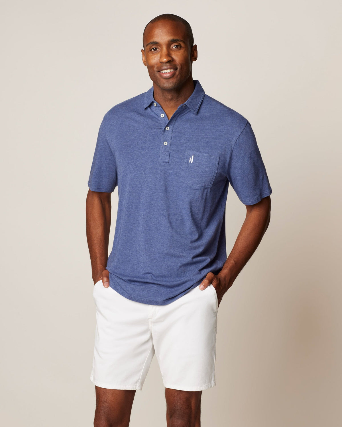 Johnnie-O Original 4-Button Polo Heathered 2.0