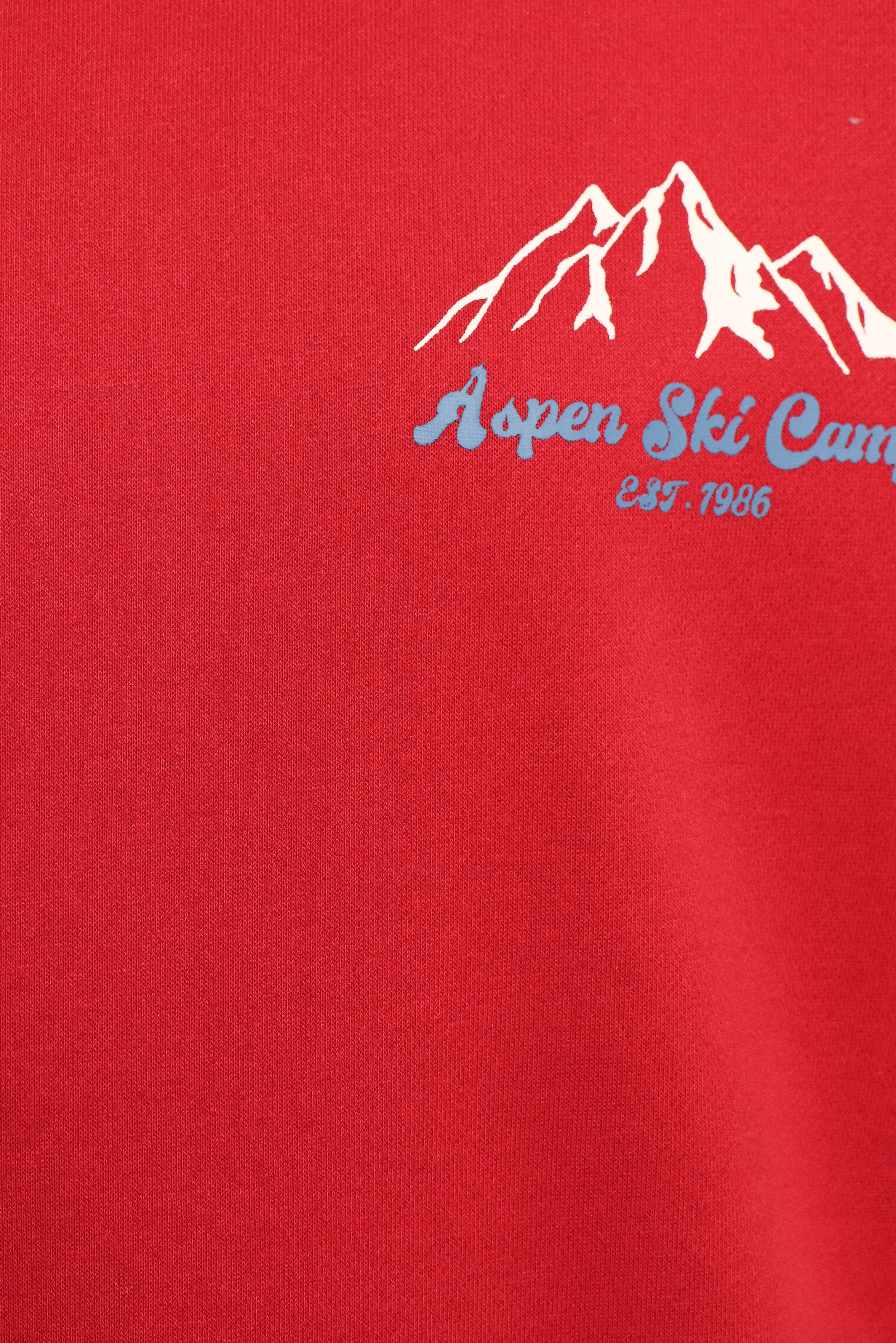 Torie Apres Ski Camp Sweatshirt - Cherry