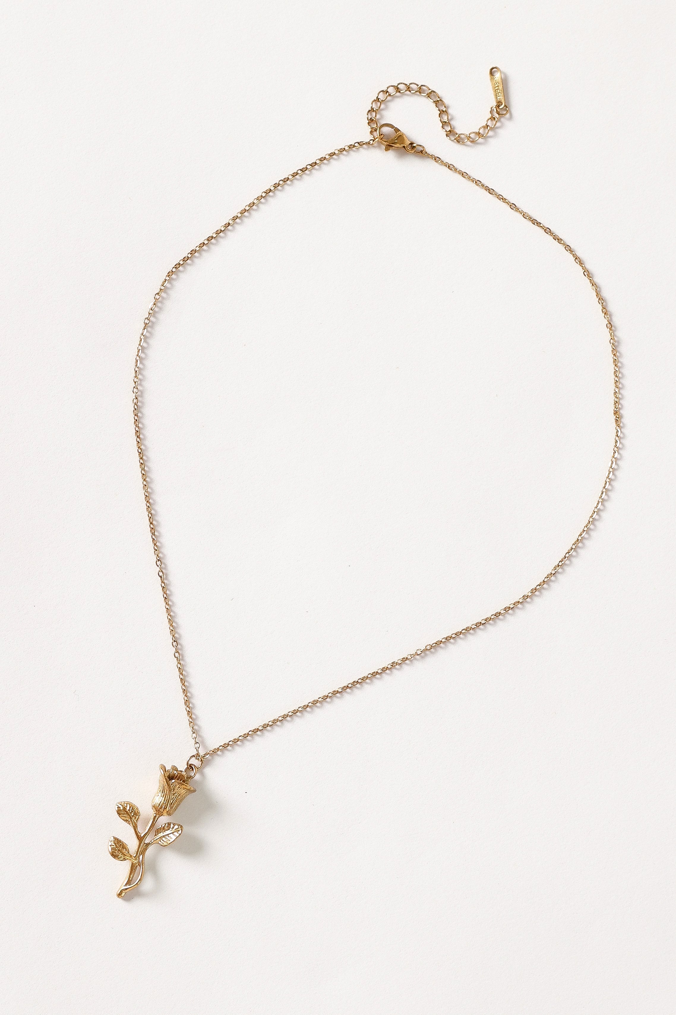 Damira Flower Necklace - Gold