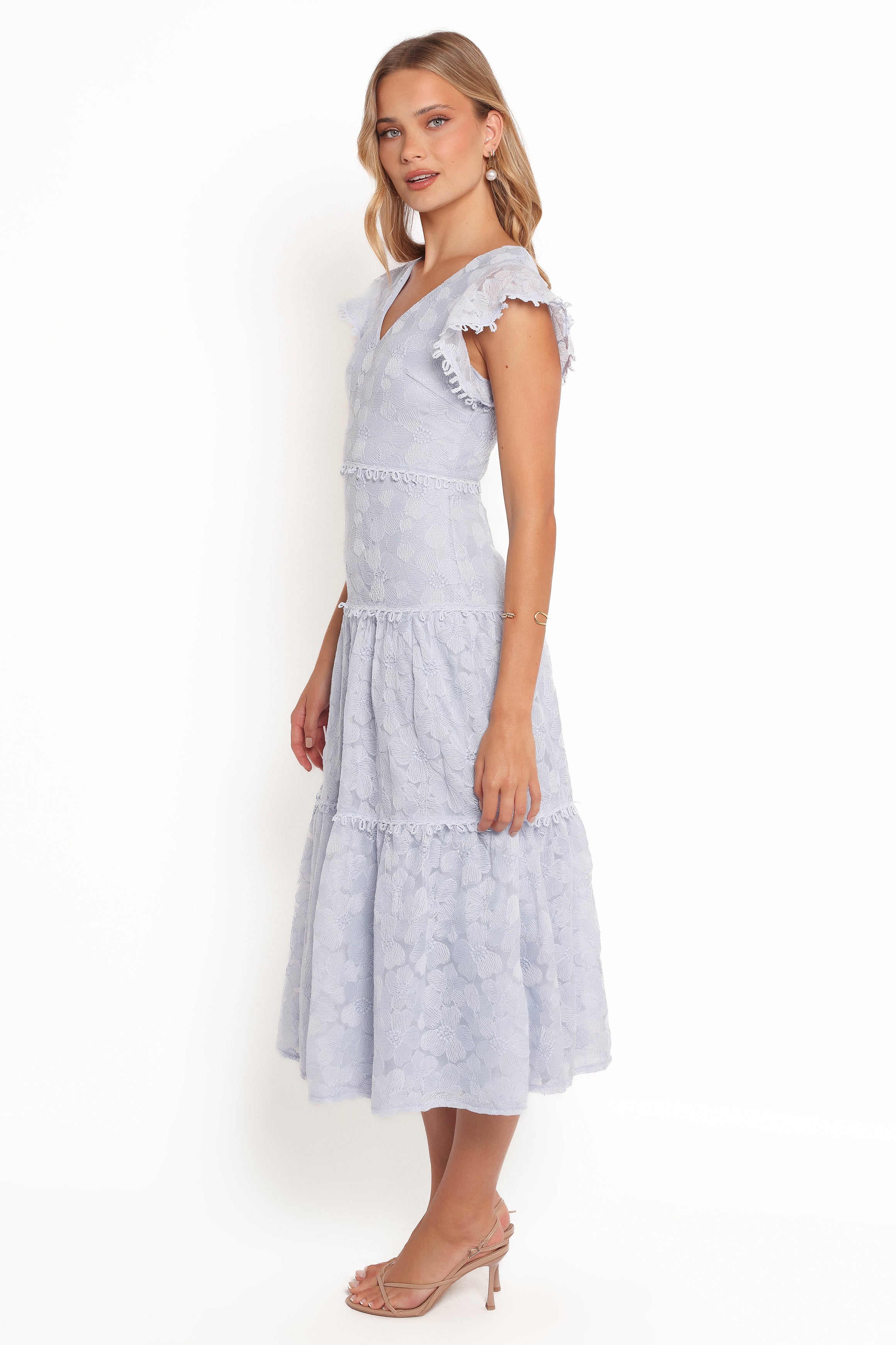 Asher Midi Dress - Blue