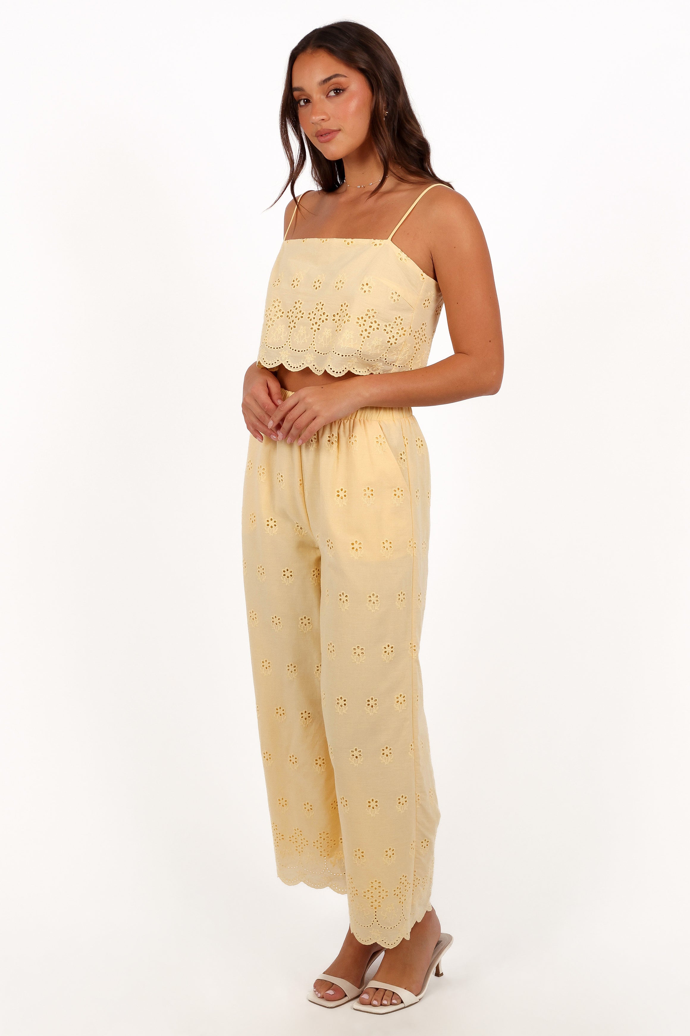 Clementine Pant Set - Honeysuckle Yellow