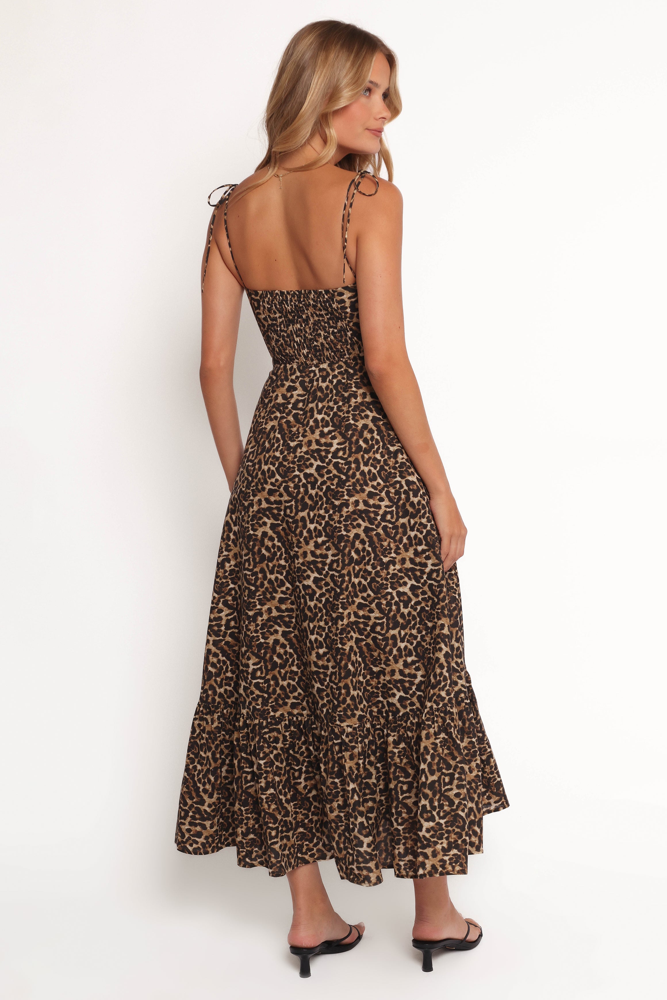 Ayana Midi Dress - Leopard