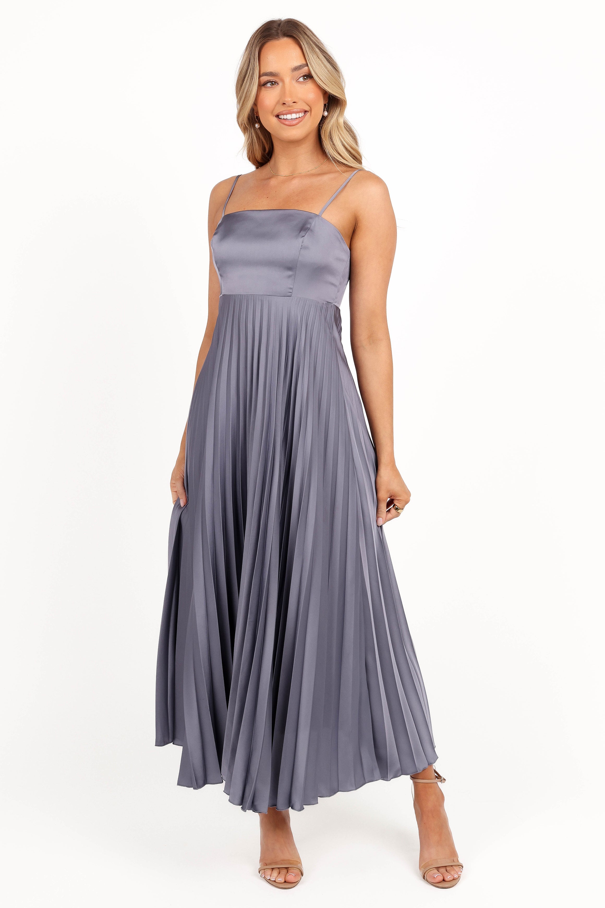 Keegan Maxi Dress - Steel Gray