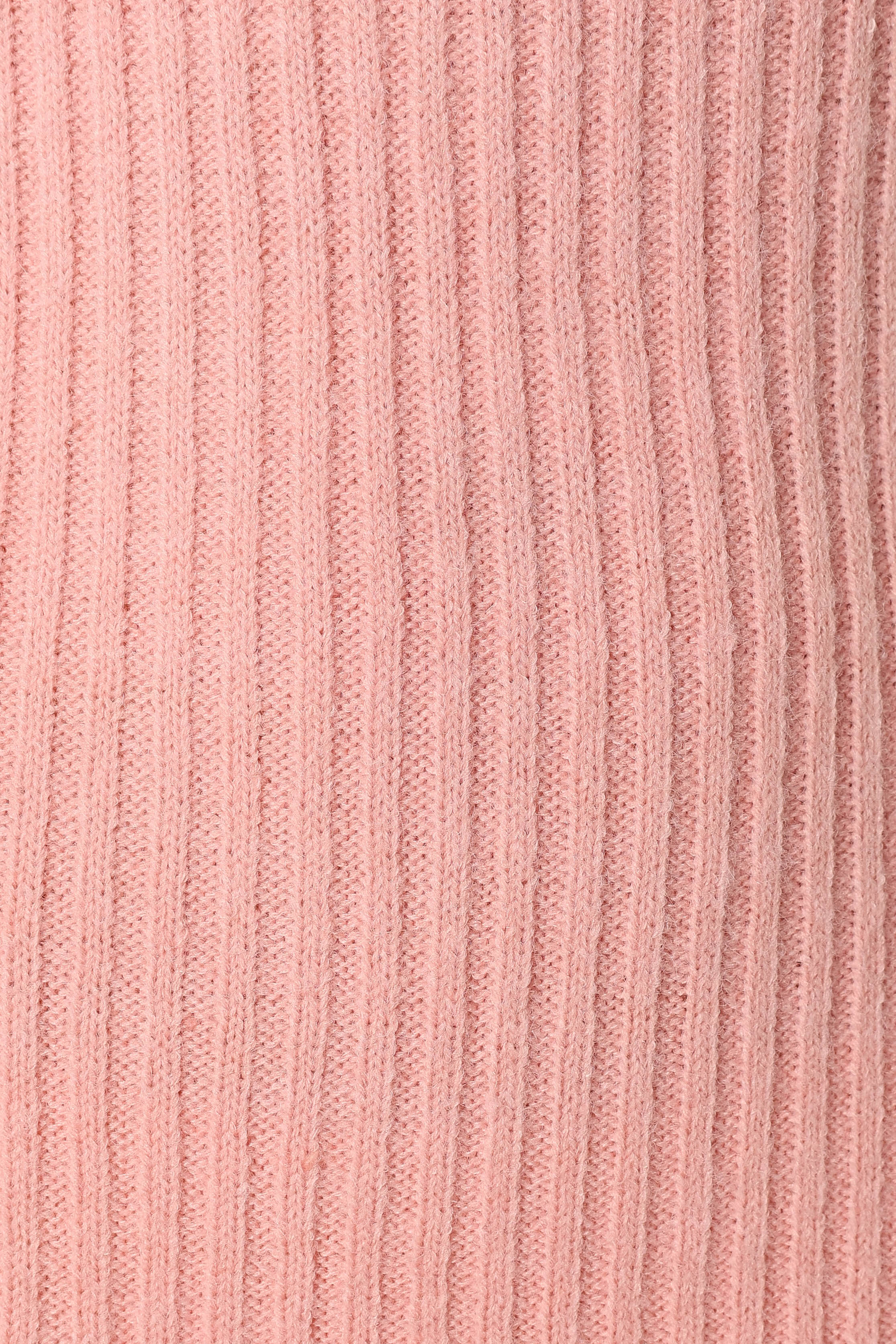 Camryn Puff Sleeve Knit Sweater Midi Dress - Blush