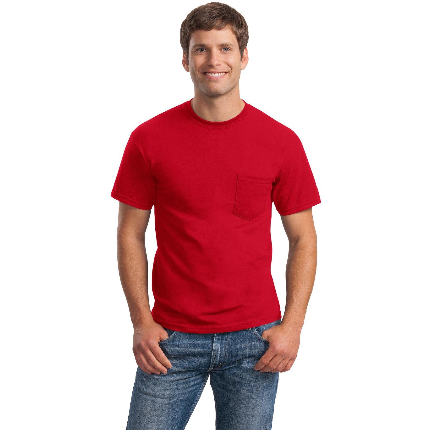 CLOSEOUT - Gildan Ultra Cotton 100% US Cotton T-Shirt with Pocket