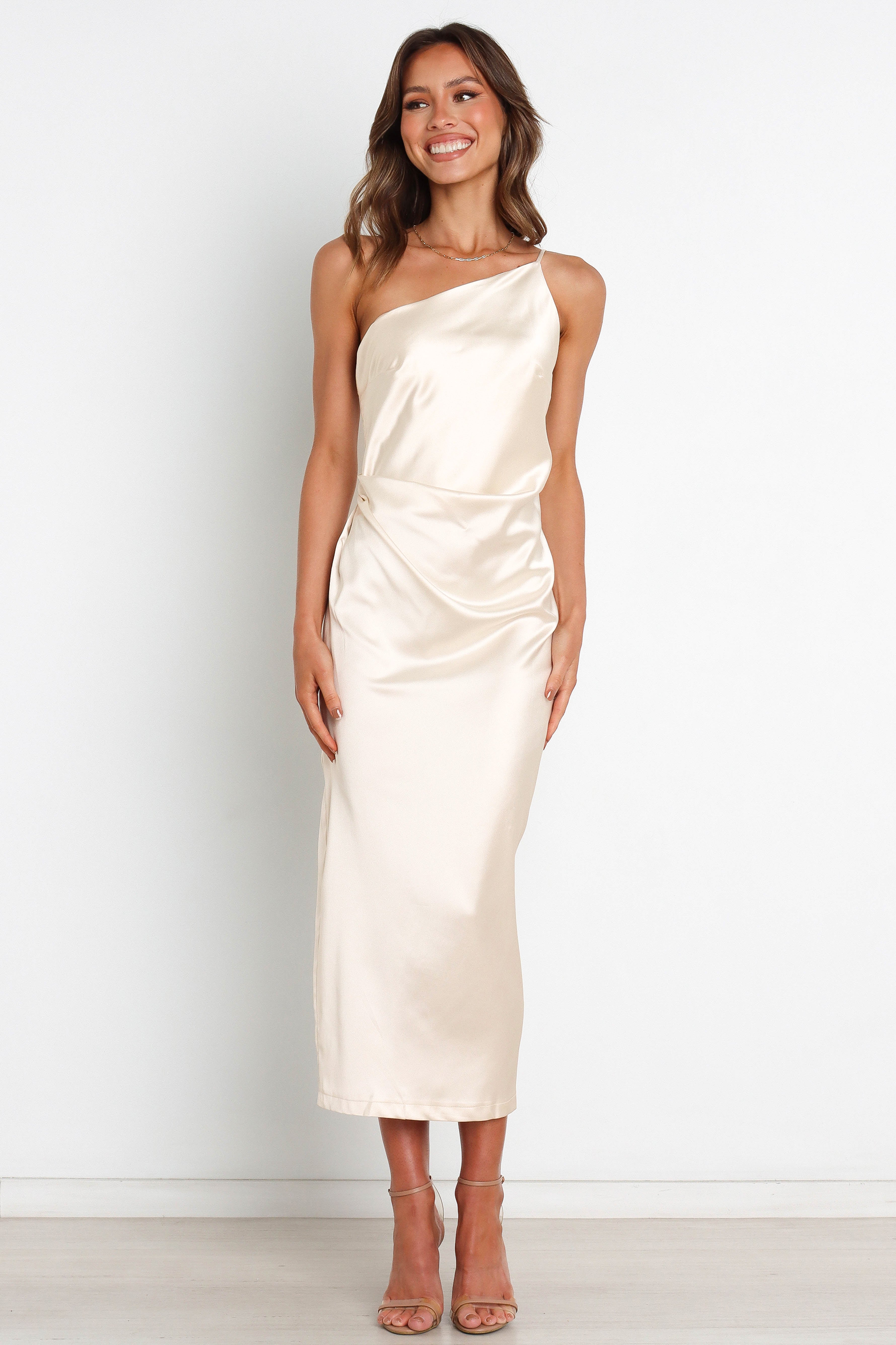 Luella Dress - Pearl White