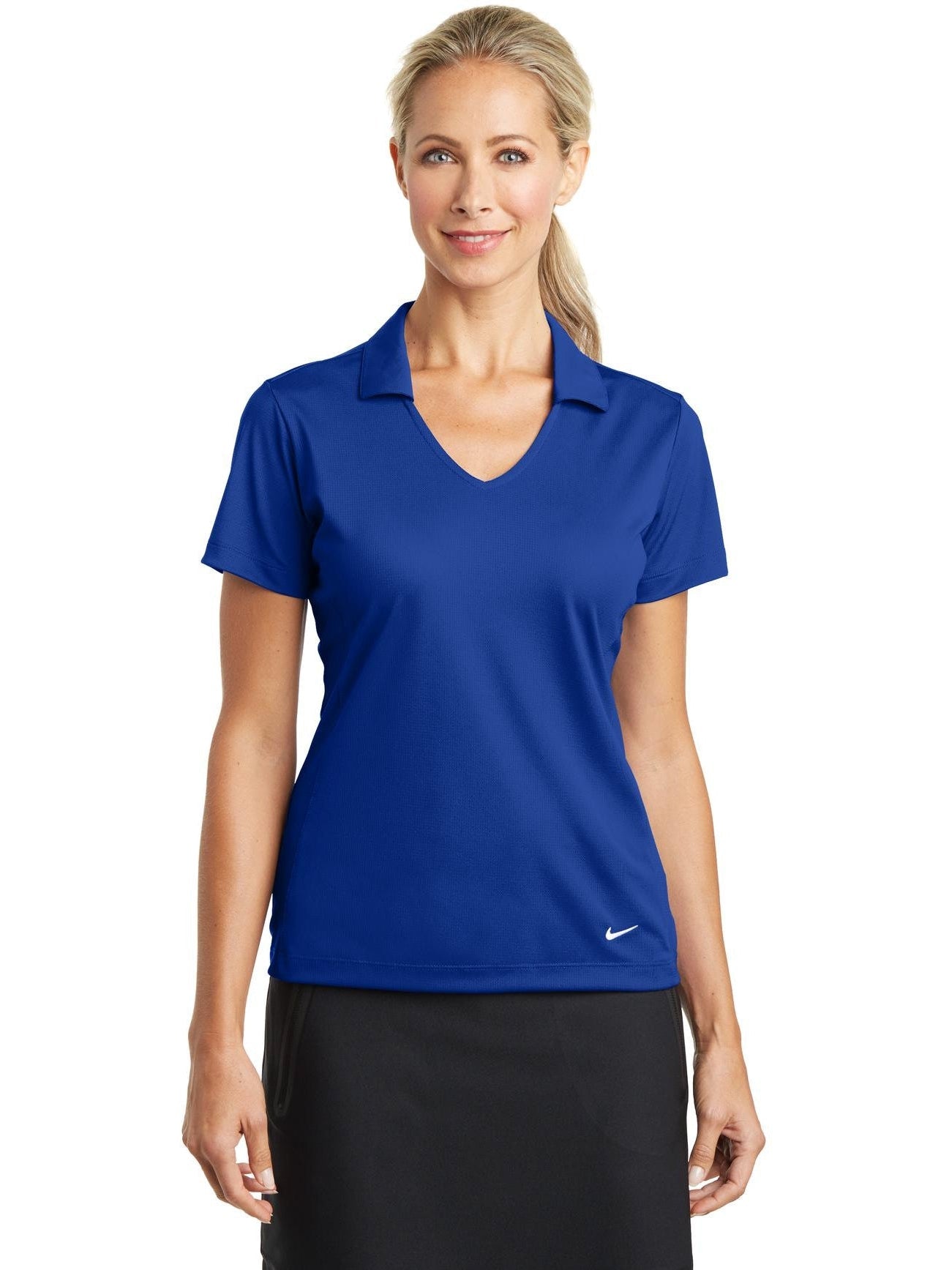 OUTLET-NIKE Ladies Dri-FIT Vertical Mesh Polo