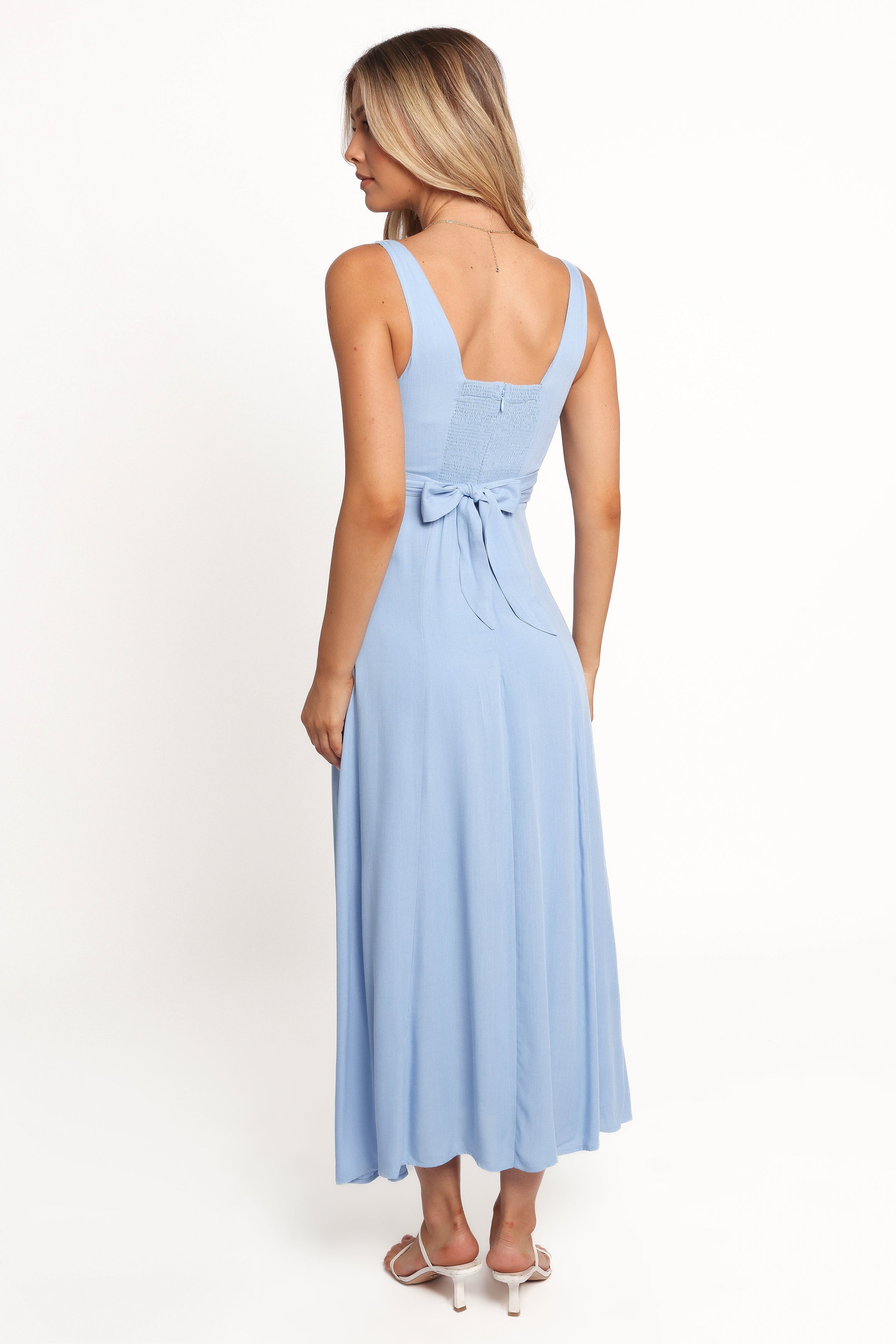 Archer Midi Dress - Cornflower Blue