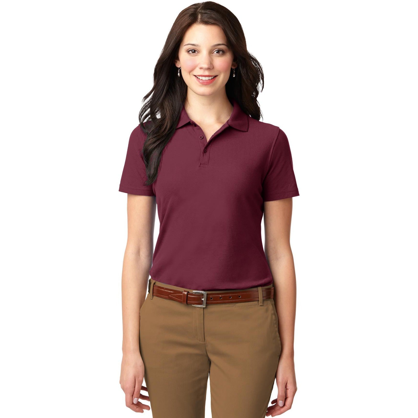 CLOSEOUT - Port Authority Ladies Stain-Resistant Polo