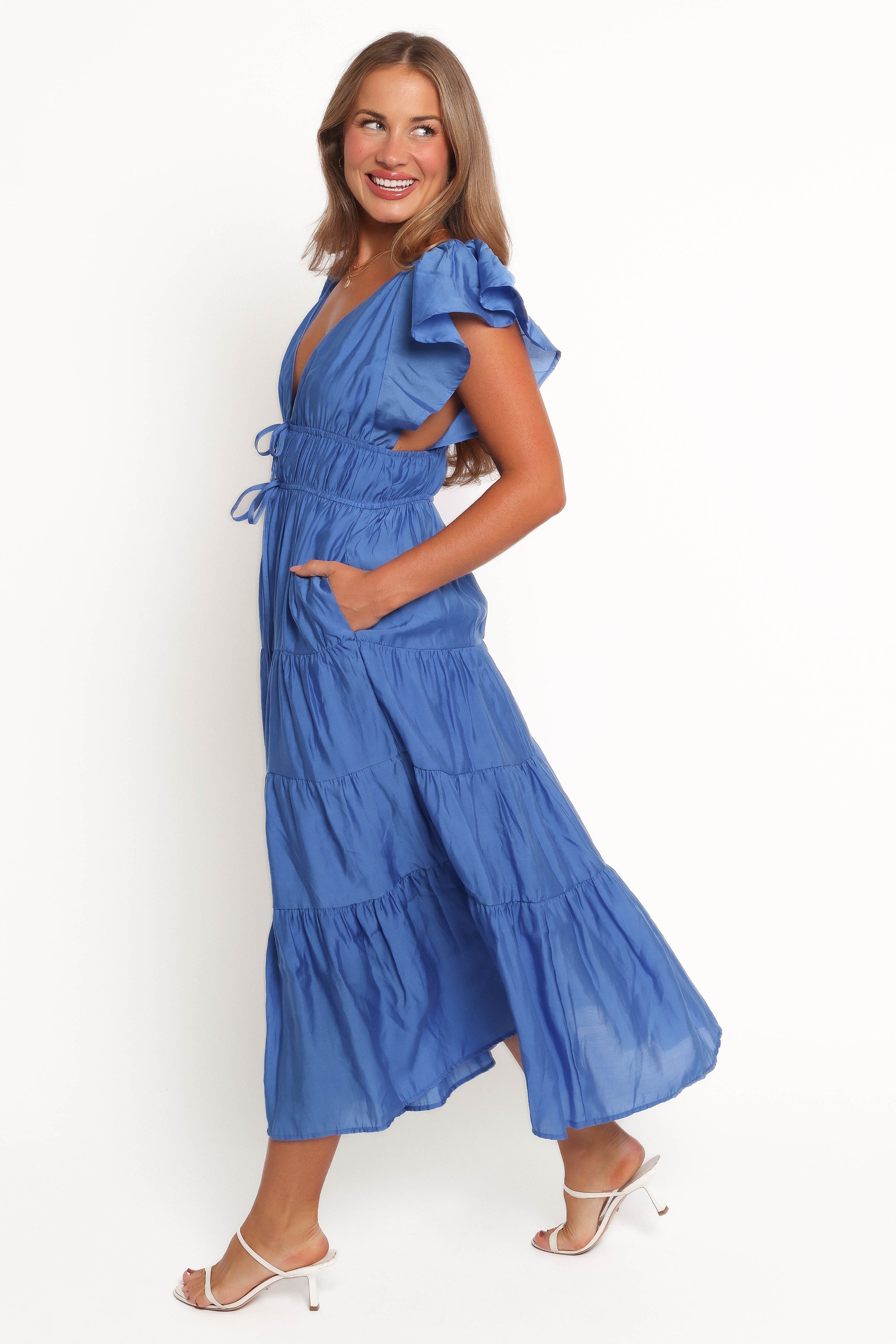 Elowen Midi Dress - Cobalt Blue