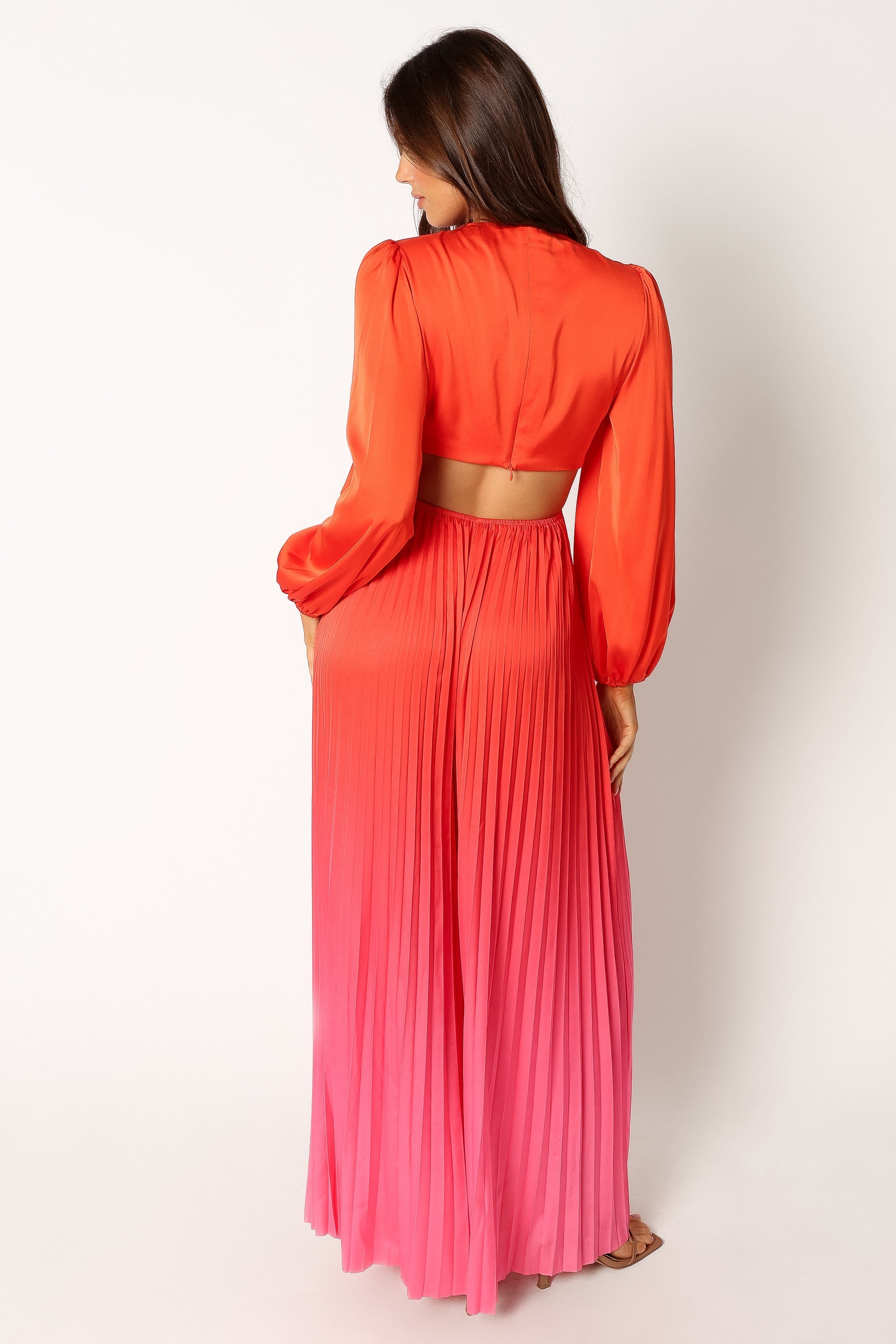 Krista Gradient Jumpsuit - Red