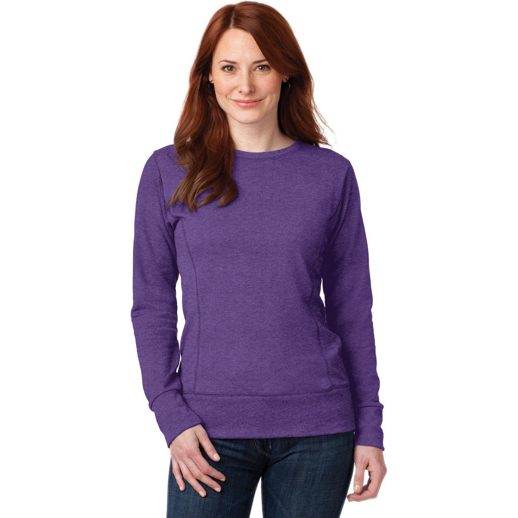 CLOSEOUT - Anvil Ladies French Terry Crewneck Sweatshirt