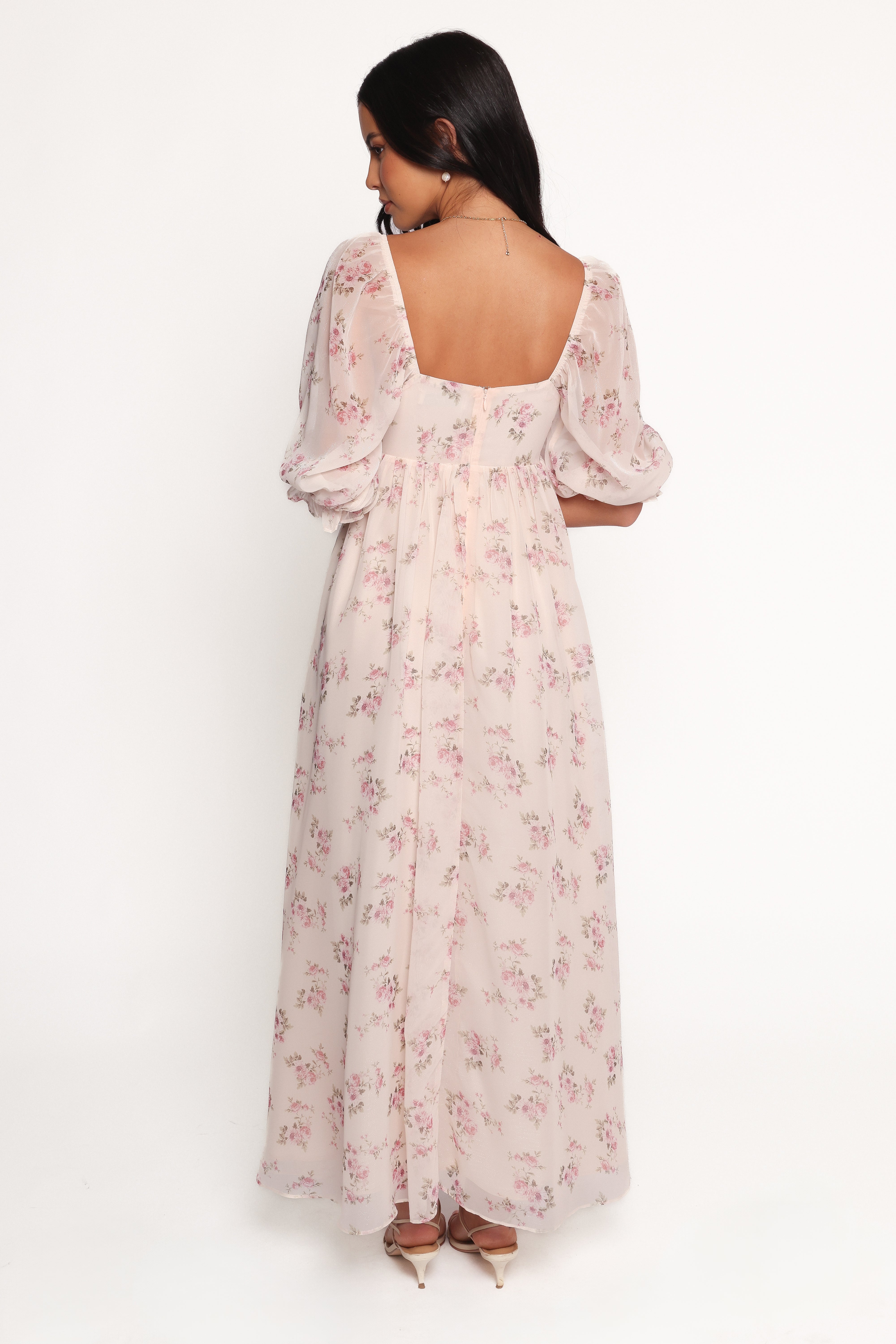 Sonnet Maxi Dress - Pink Floral