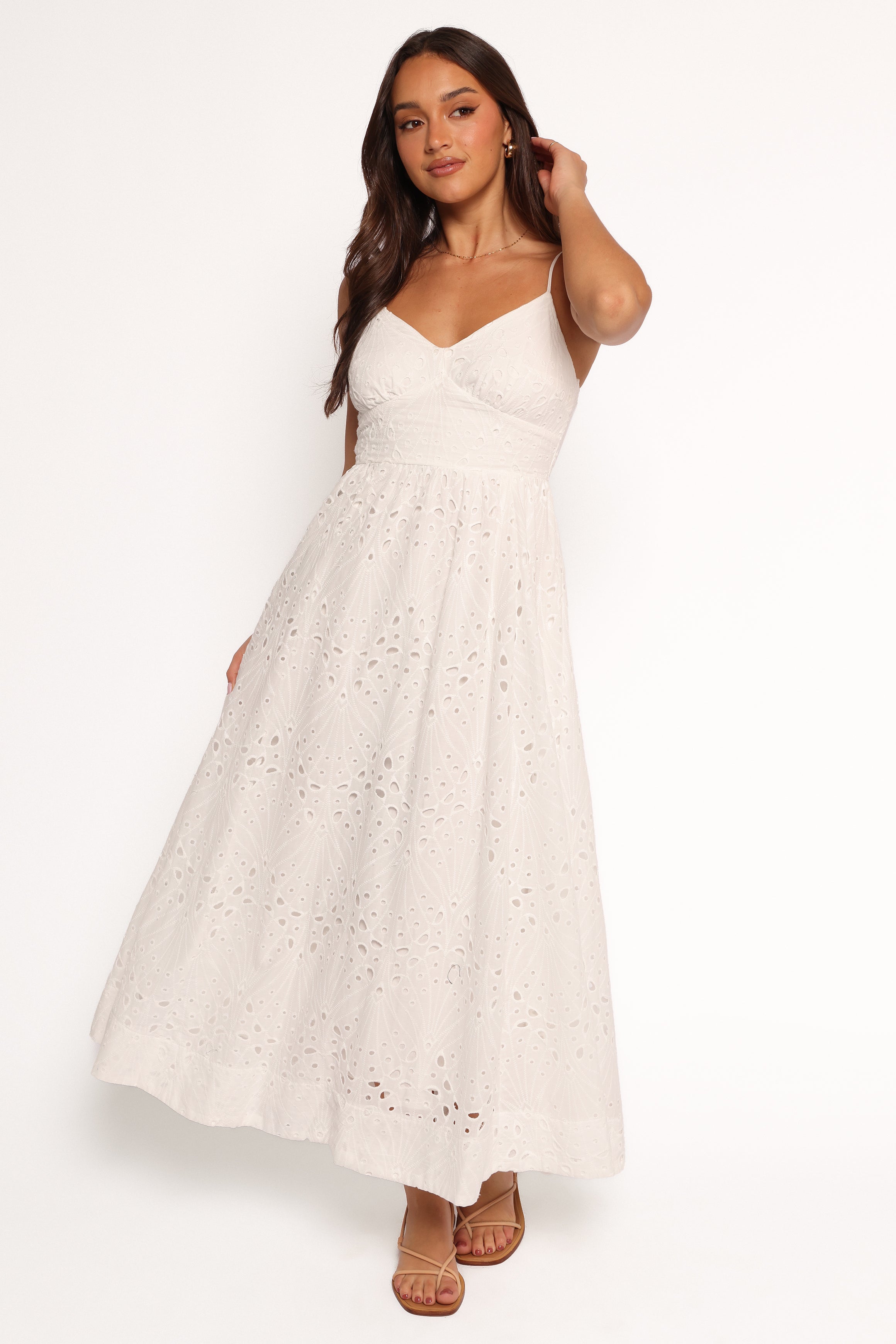 Yasmin Midi Dress - White