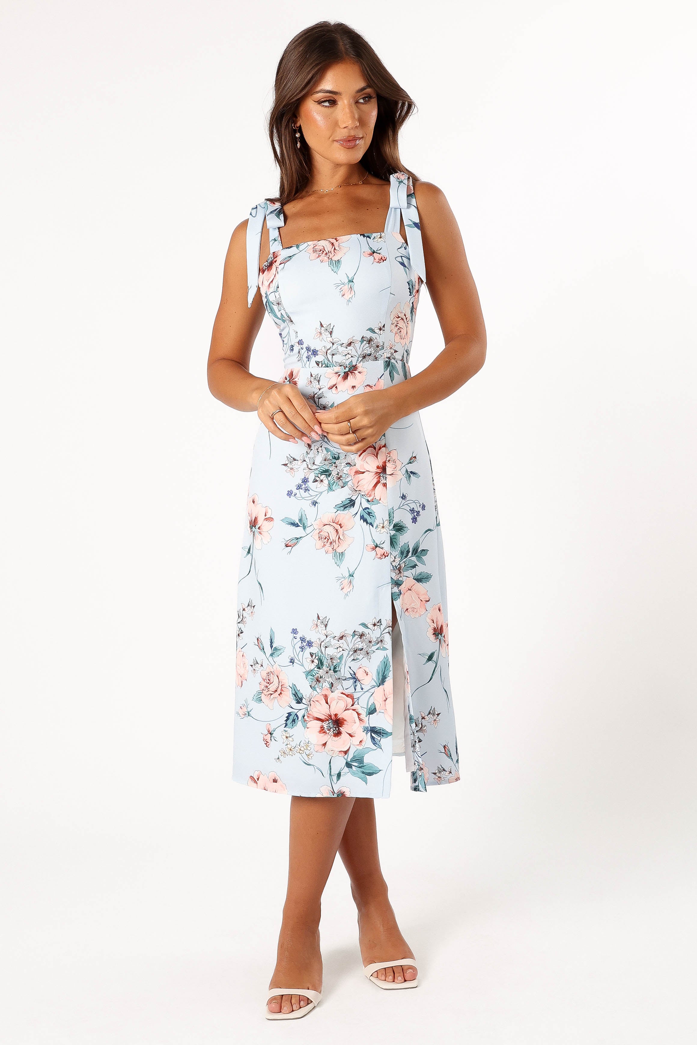 Laurel Dress - Blue Floral