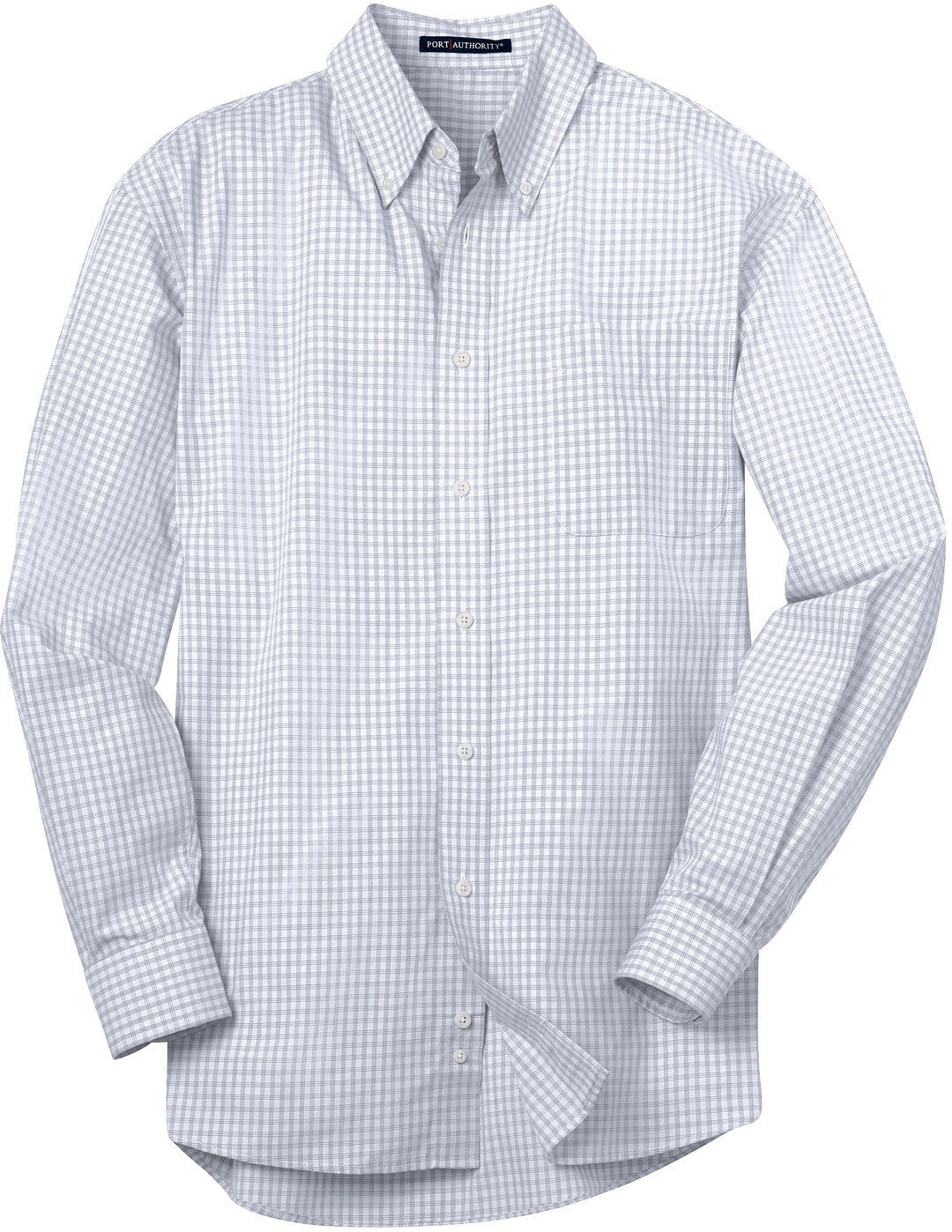 OUTLET-Port Authority Plaid Pattern Easy Care Shirt