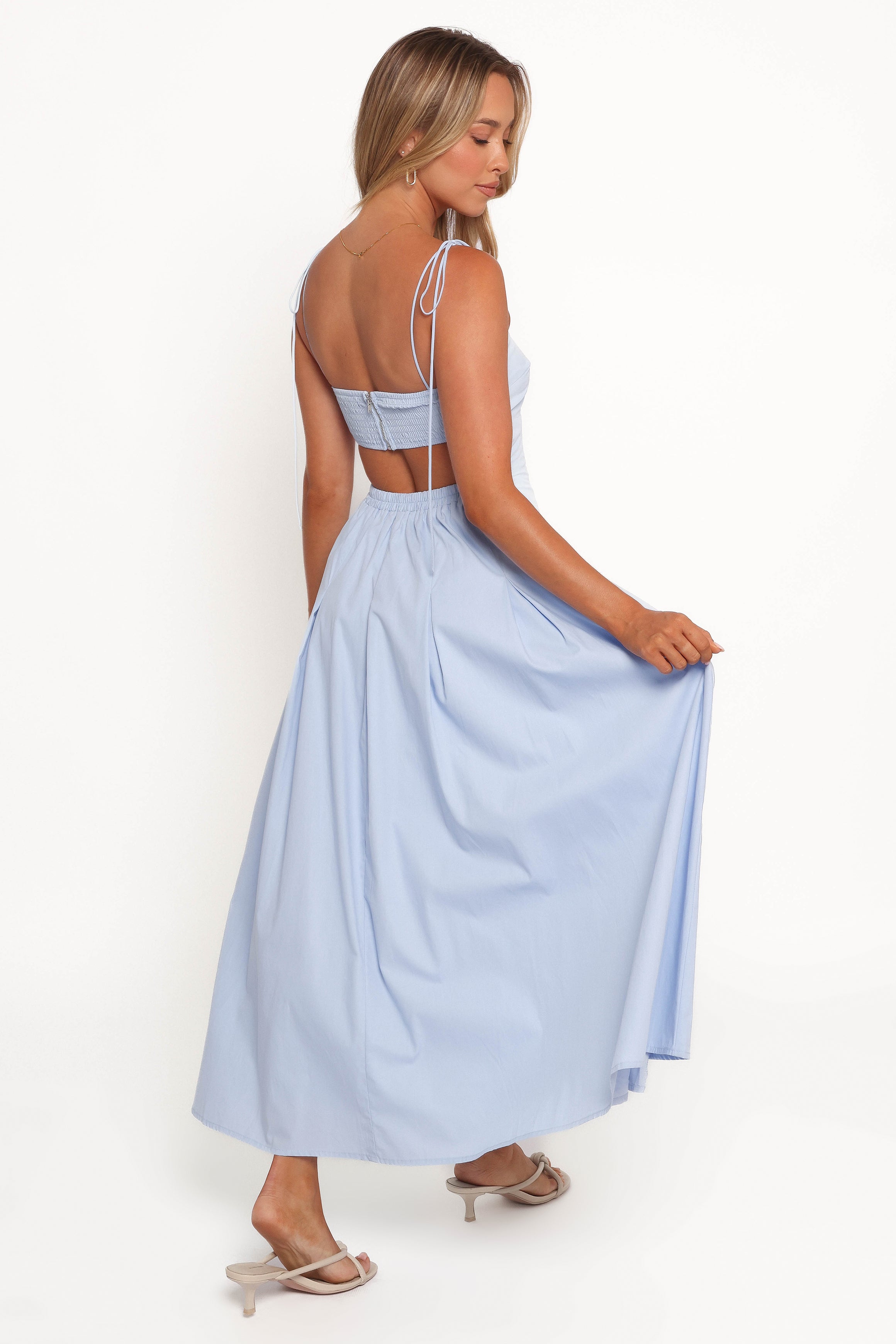 Briony Midi Dress - Blue