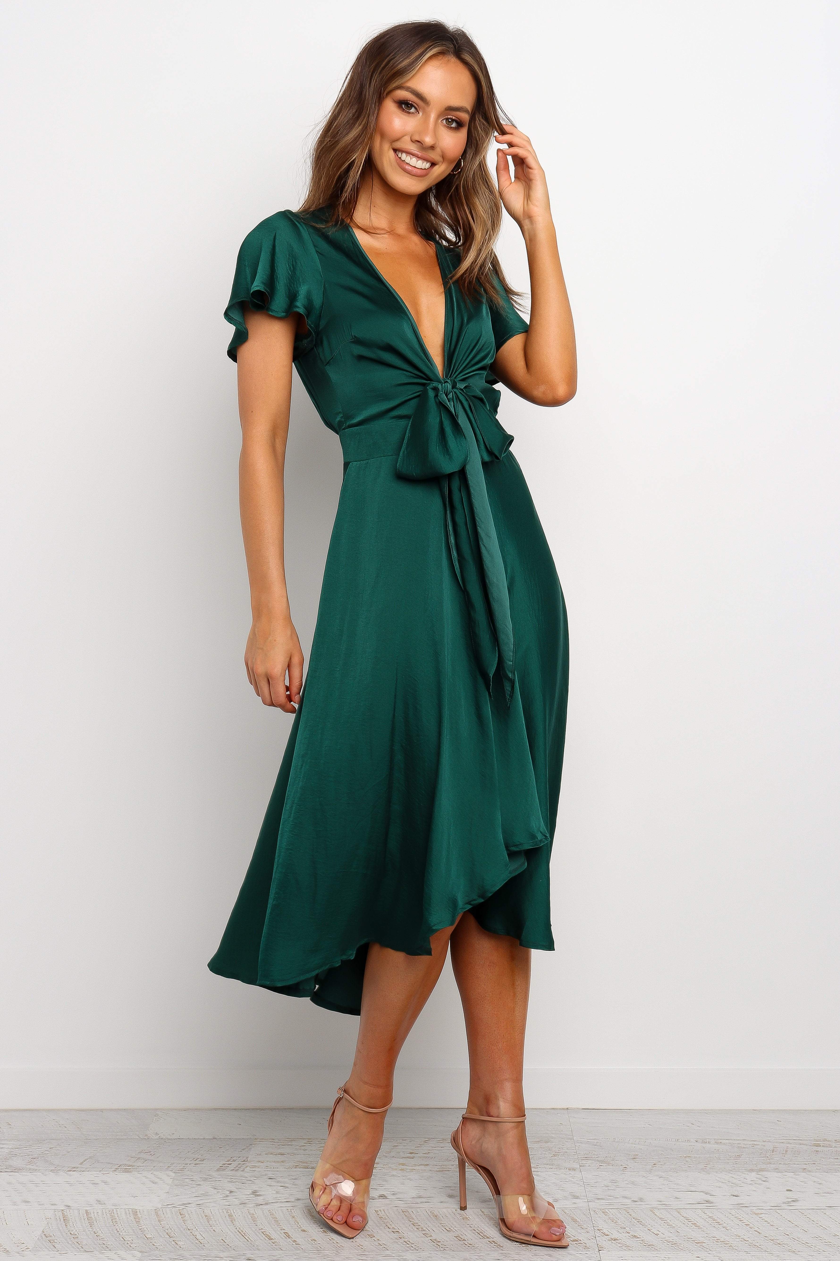 Montrose Dress - Emerald