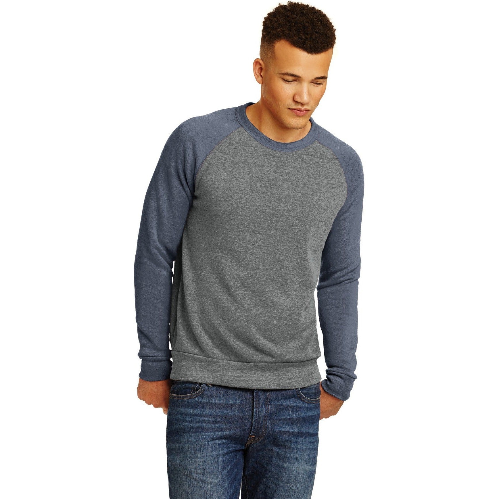 CLOSEOUT - Alternative Champ Colorblock Eco Fleece Sweatshirt