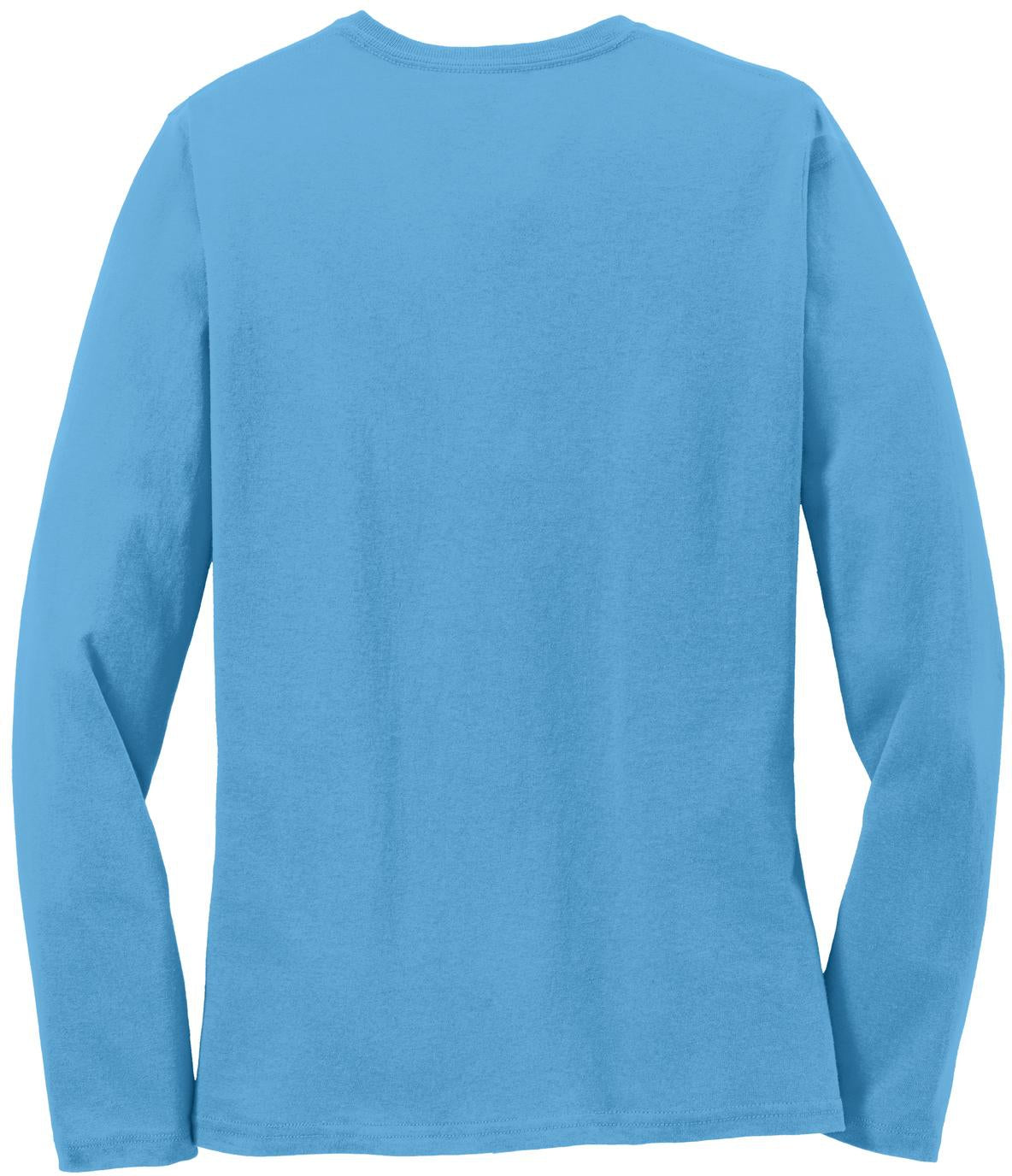 OUTLET-Port & Company Ladies Long Sleeve Cotton T-Shirt